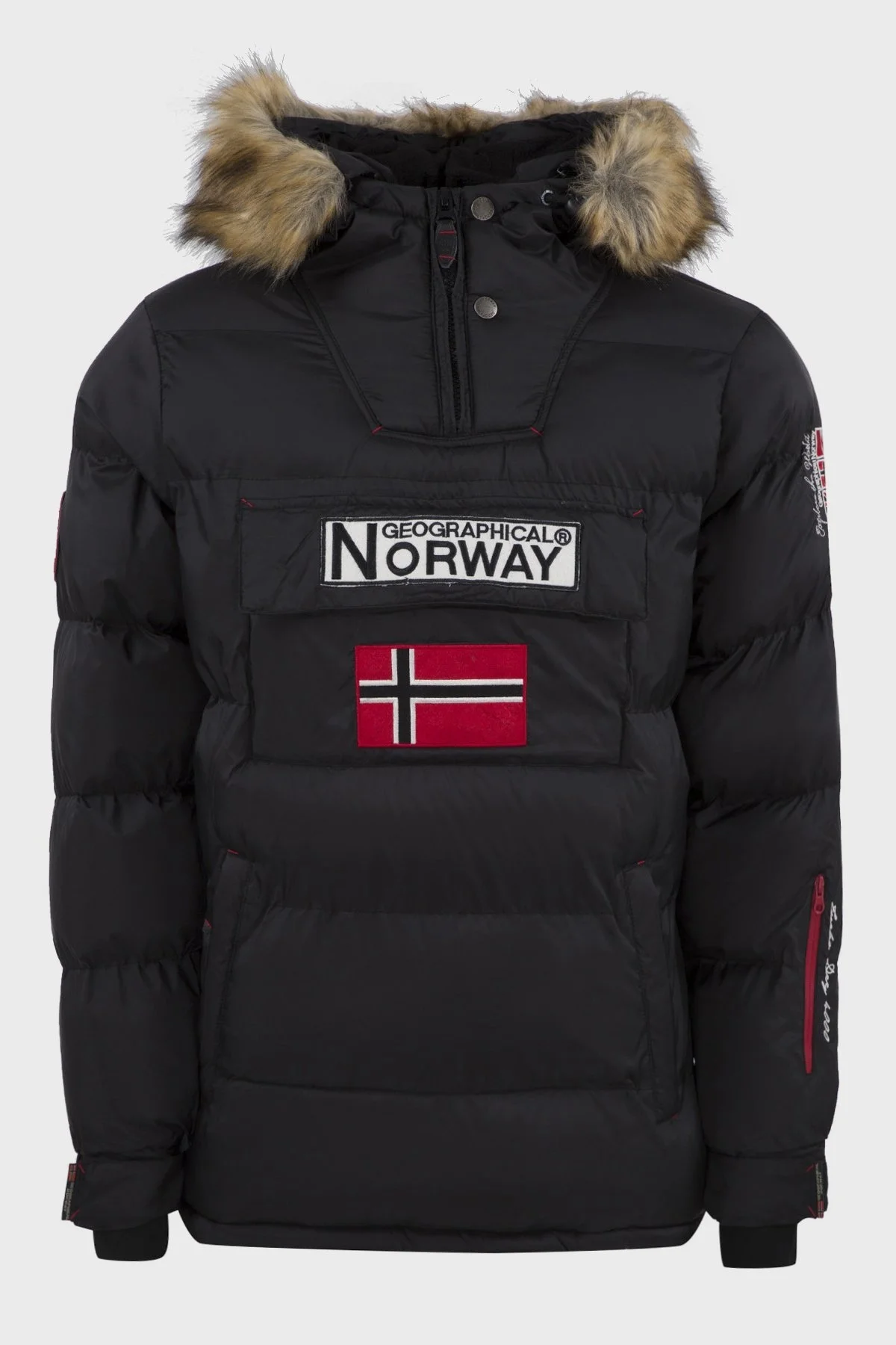 Norway Geographical Outdoor Erkek Parka BILBOQUET SİYAH - 1
