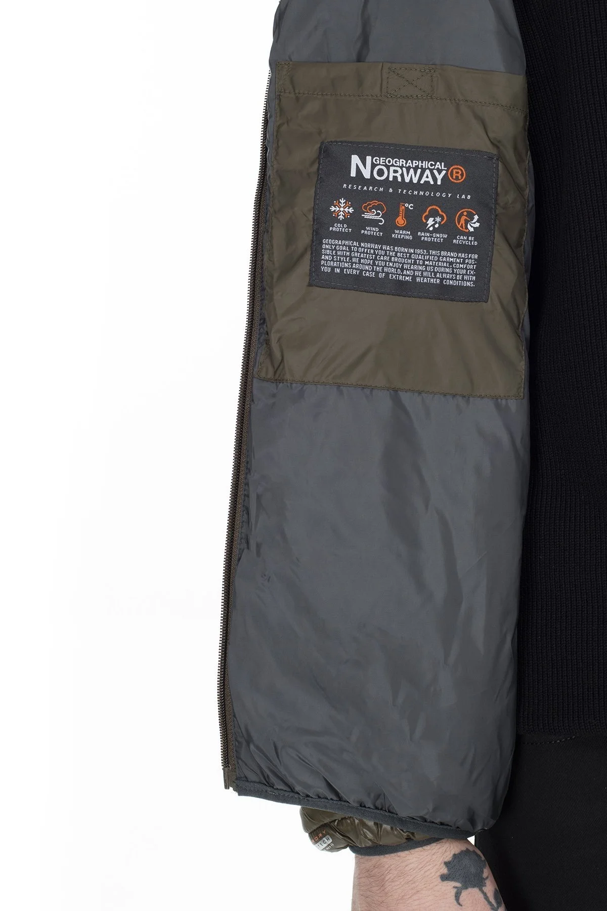 Norway Geographical Erkek Parka BRIOUT HAKİ - 4