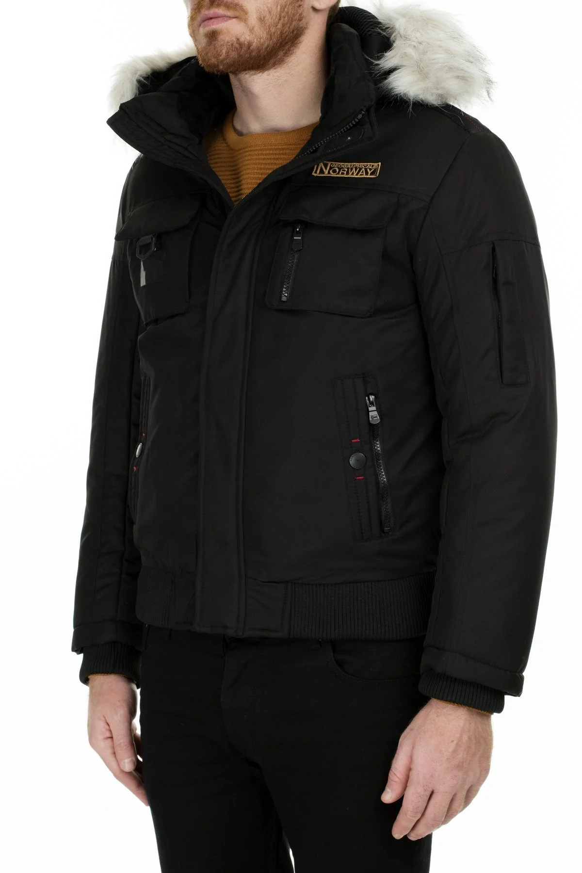 Norway Geographical Outdoor Erkek Parka COMING SİYAH - 4