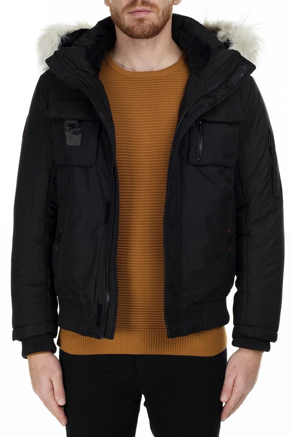 Norway Geographical Outdoor Erkek Parka COMING SİYAH - 5