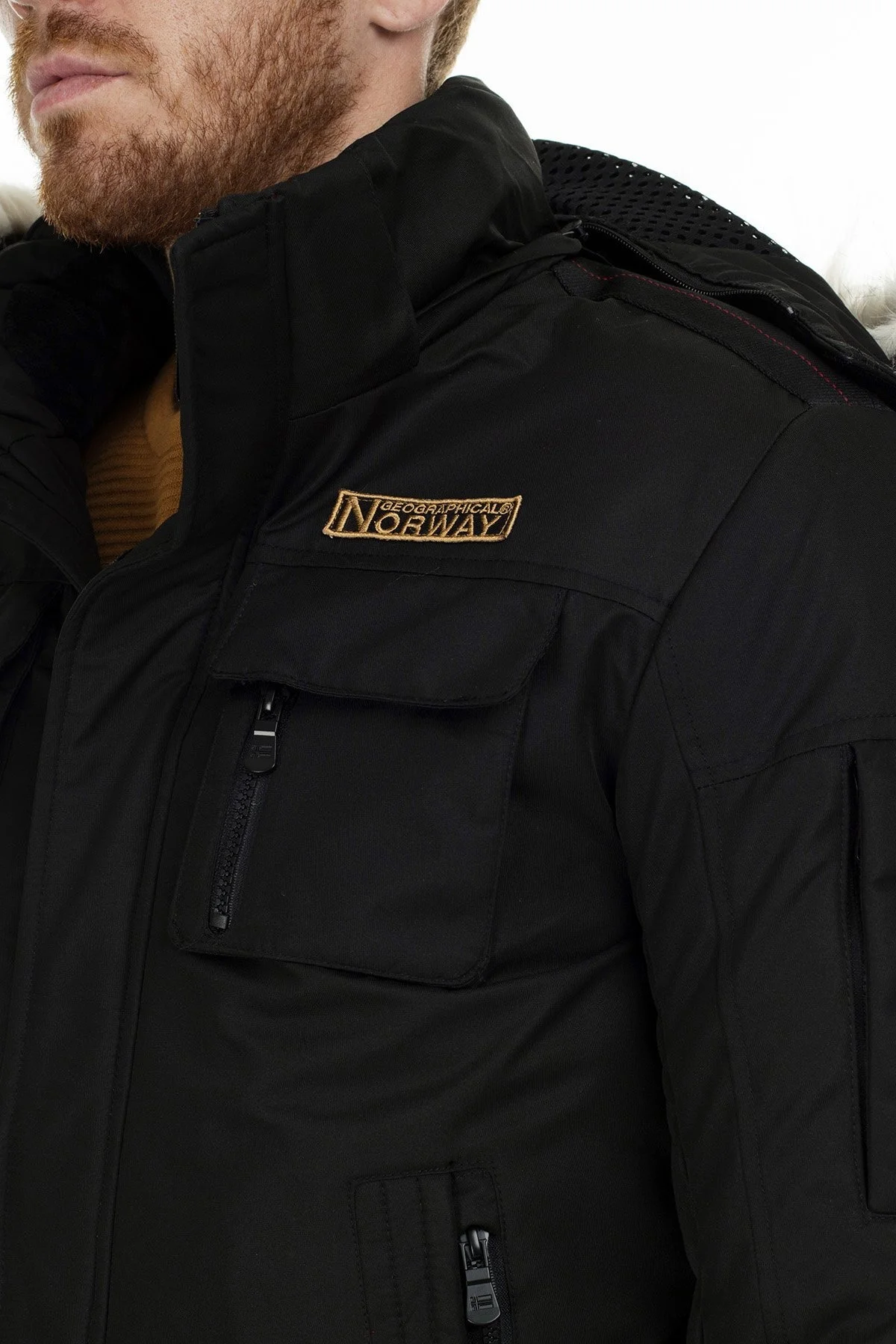 Norway Geographical Outdoor Erkek Parka COMING SİYAH - 8