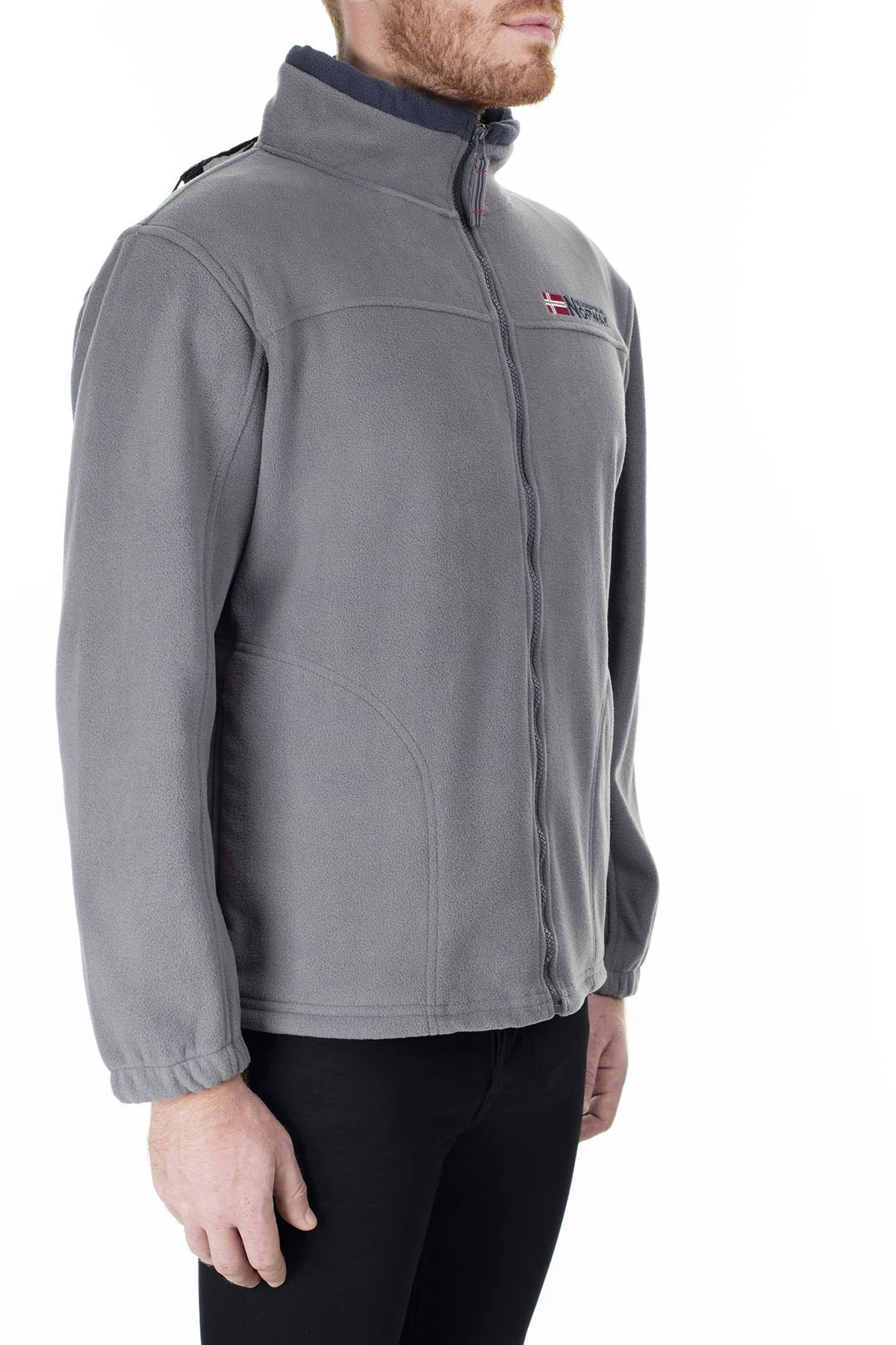 Norway Geographical Yumuşak Dokulu Soğuğa Dayanıklı Outdoor Erkek Polar TAMAZONIE KOYU GRİ-LACİVERT - 5