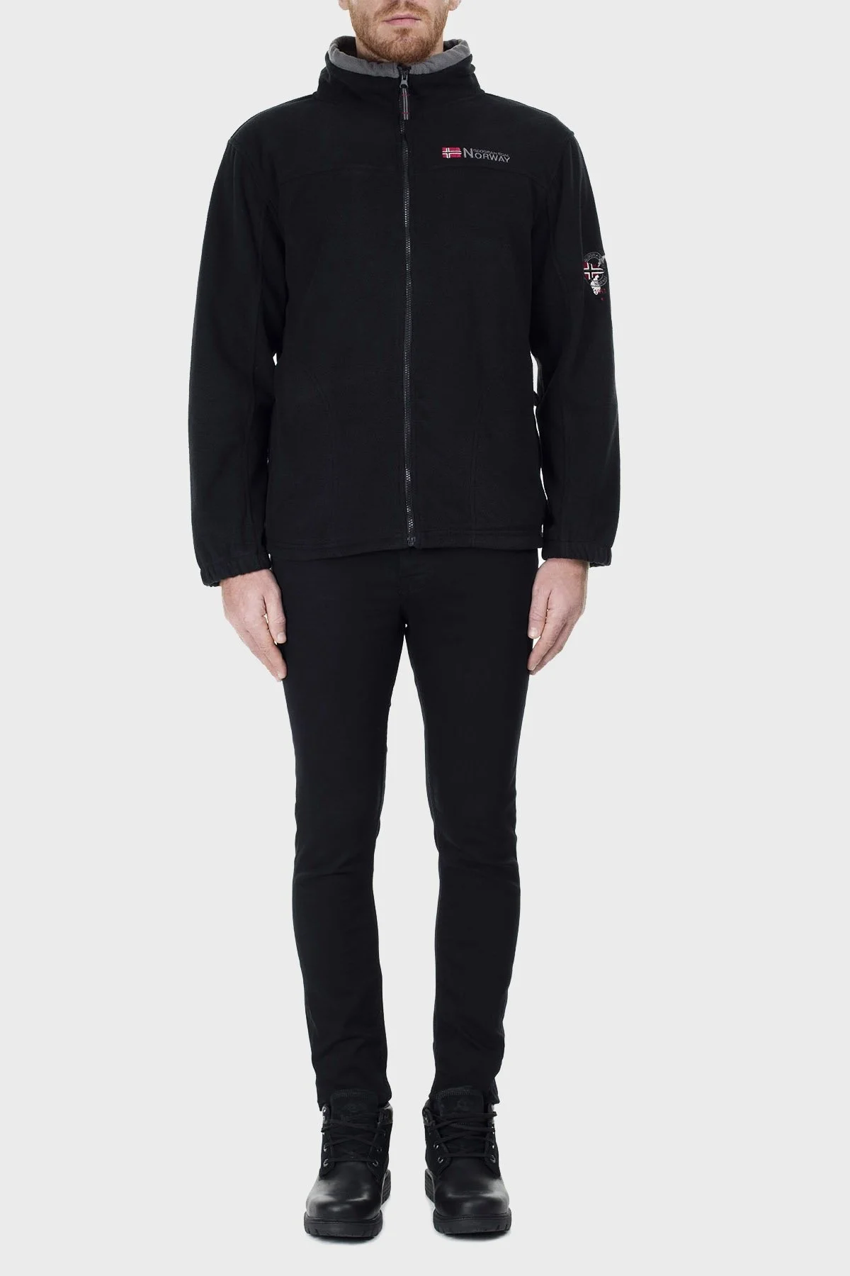 Norway Geographical Yumuşak Dokulu Soğuğa Dayanıklı Outdoor Erkek Polar TAMAZONIE SİYAH - 5