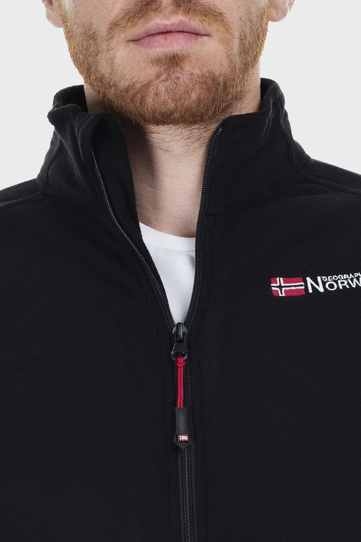 Norway Geographical Yumuşak Dokulu Soğuğa Dayanıklı Outdoor Erkek Polar TUG SİYAH - 15