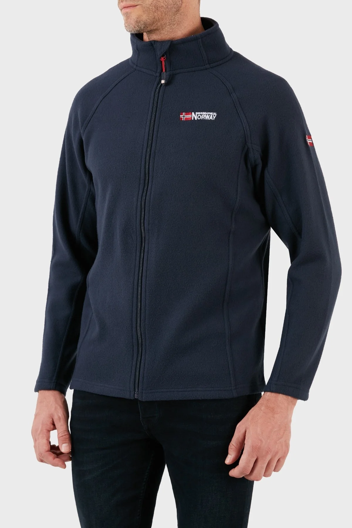 Norway Geographical Yumuşak Dokulu Soğuğa Dayanıklı Outdoor Erkek Polar TUG LACİVERT - 8