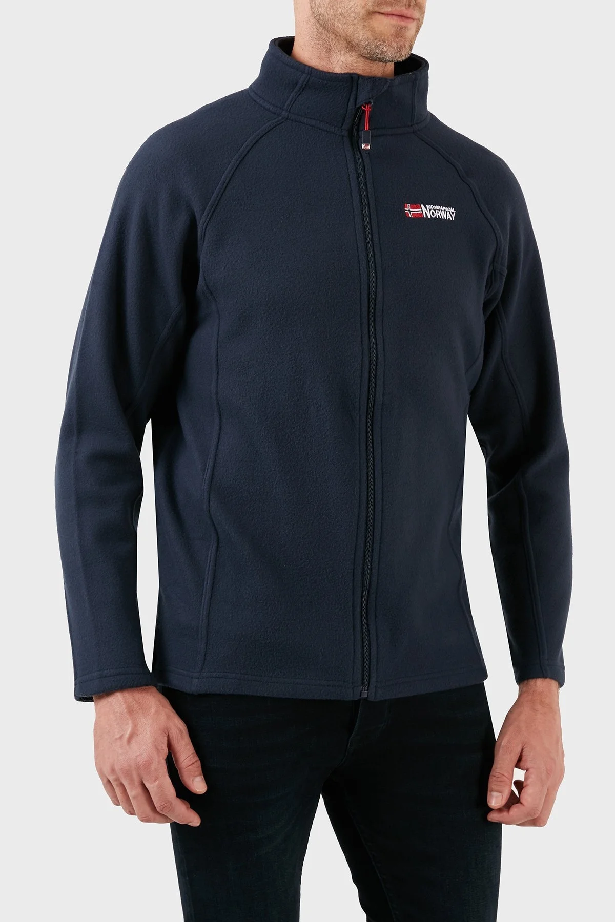 Norway Geographical Yumuşak Dokulu Soğuğa Dayanıklı Outdoor Erkek Polar TUG LACİVERT - 11