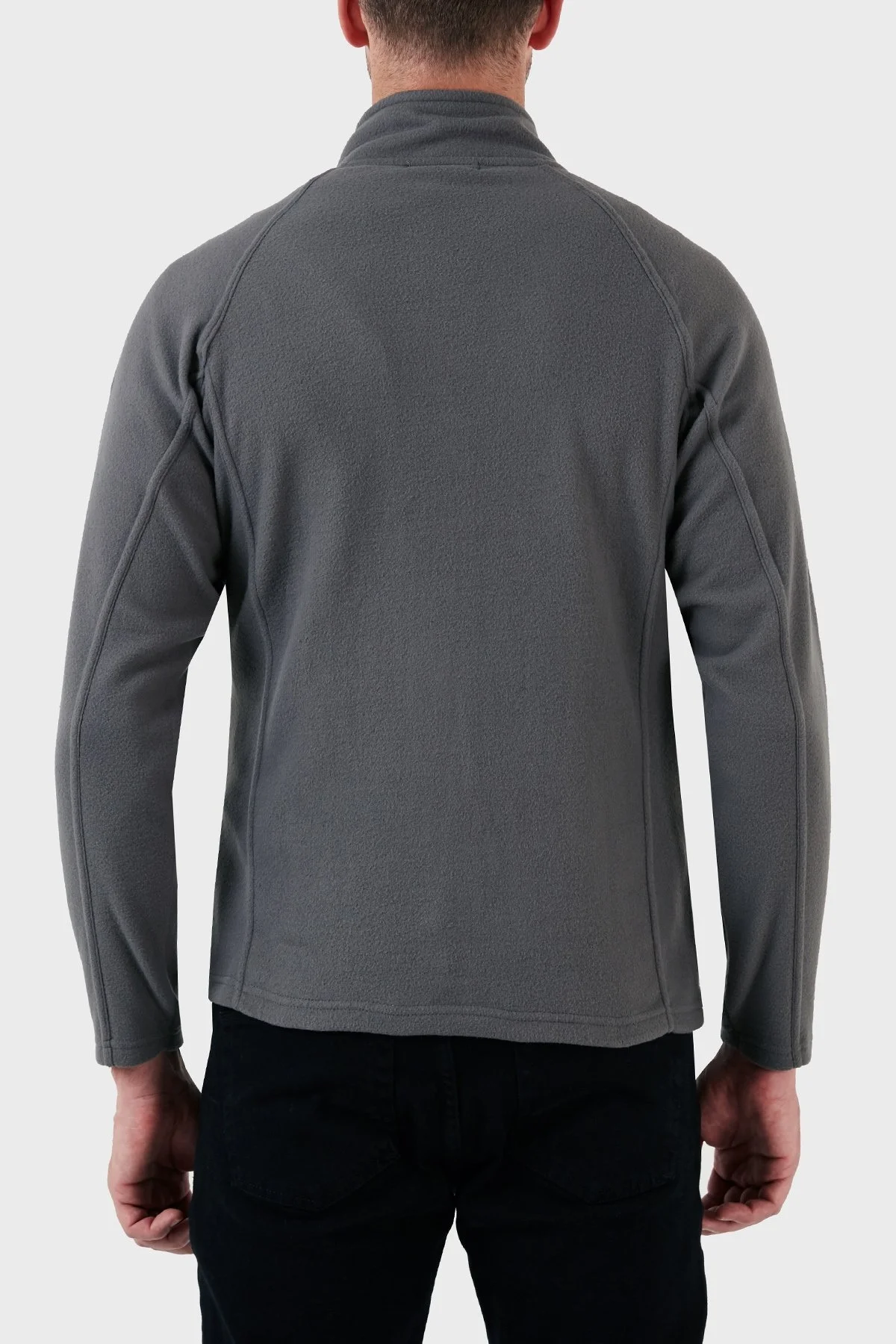 Norway Geographical Yumuşak Dokulu Soğuğa Dayanıklı Outdoor Erkek Polar TUG KOYU GRİ - 8