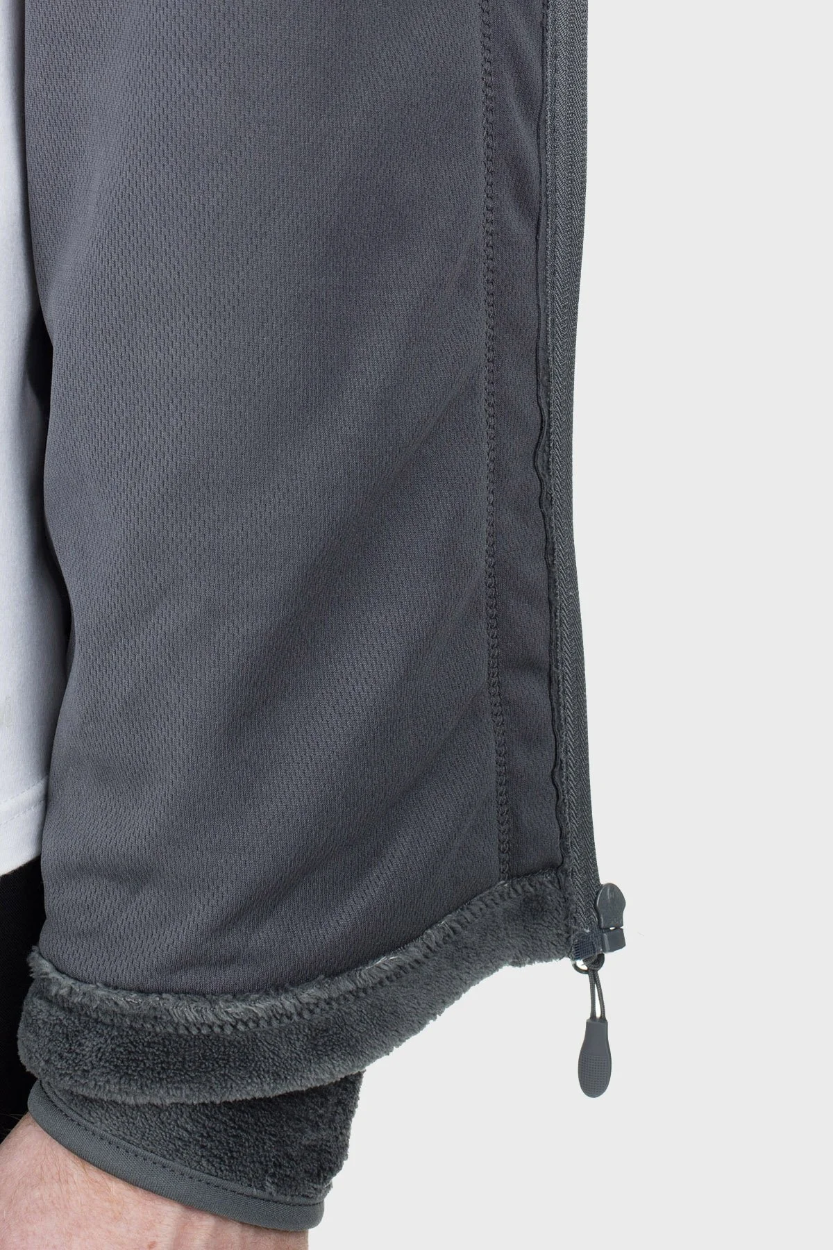 Norway Geographical Yumuşak Dokulu Soğuğa Dayanıklı Fermuarlı Outdoor Erkek Polar UPLOAD KOYU GRİ - 14