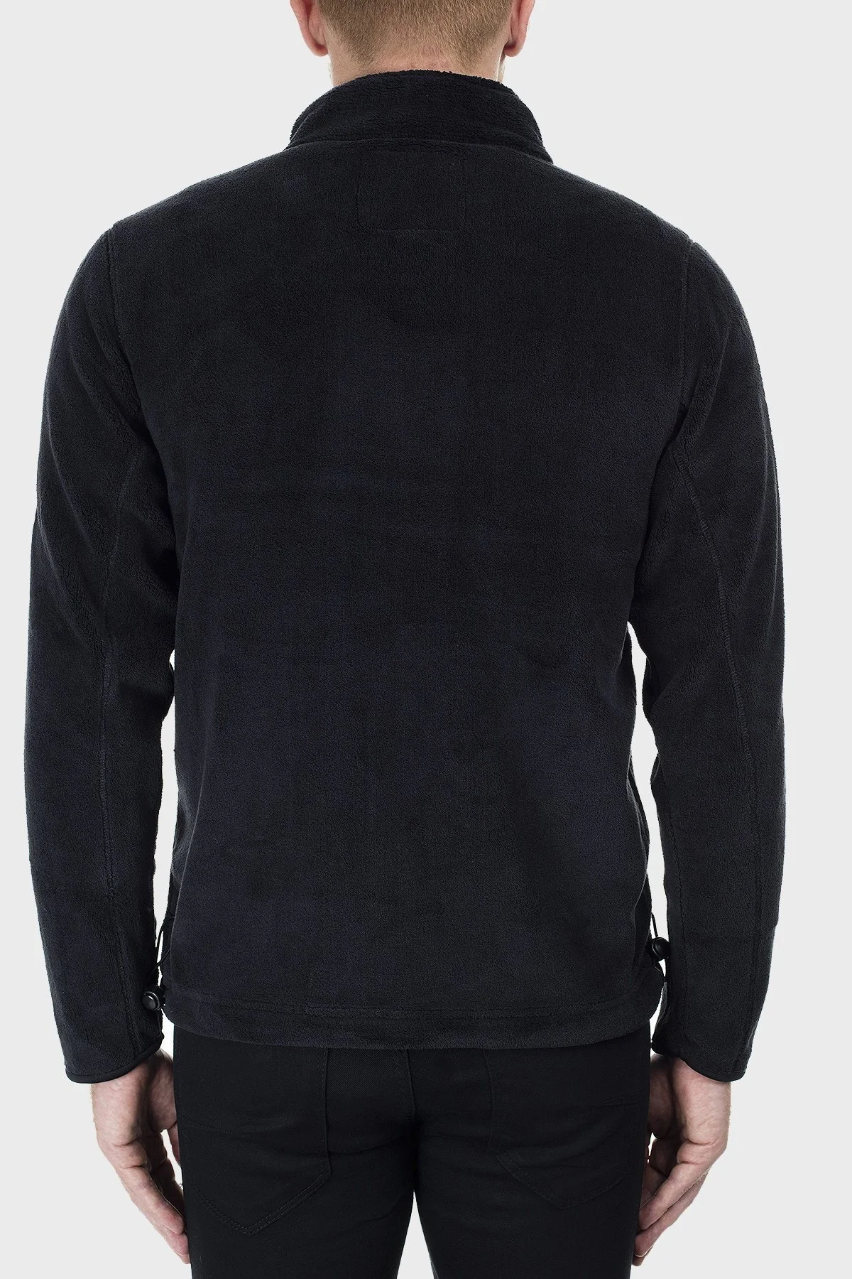 Norway Geographical Yumuşak Dokulu Soğuğa Dayanıklı Fermuarlı Outdoor Erkek Polar UPLOAD SİYAH - 9