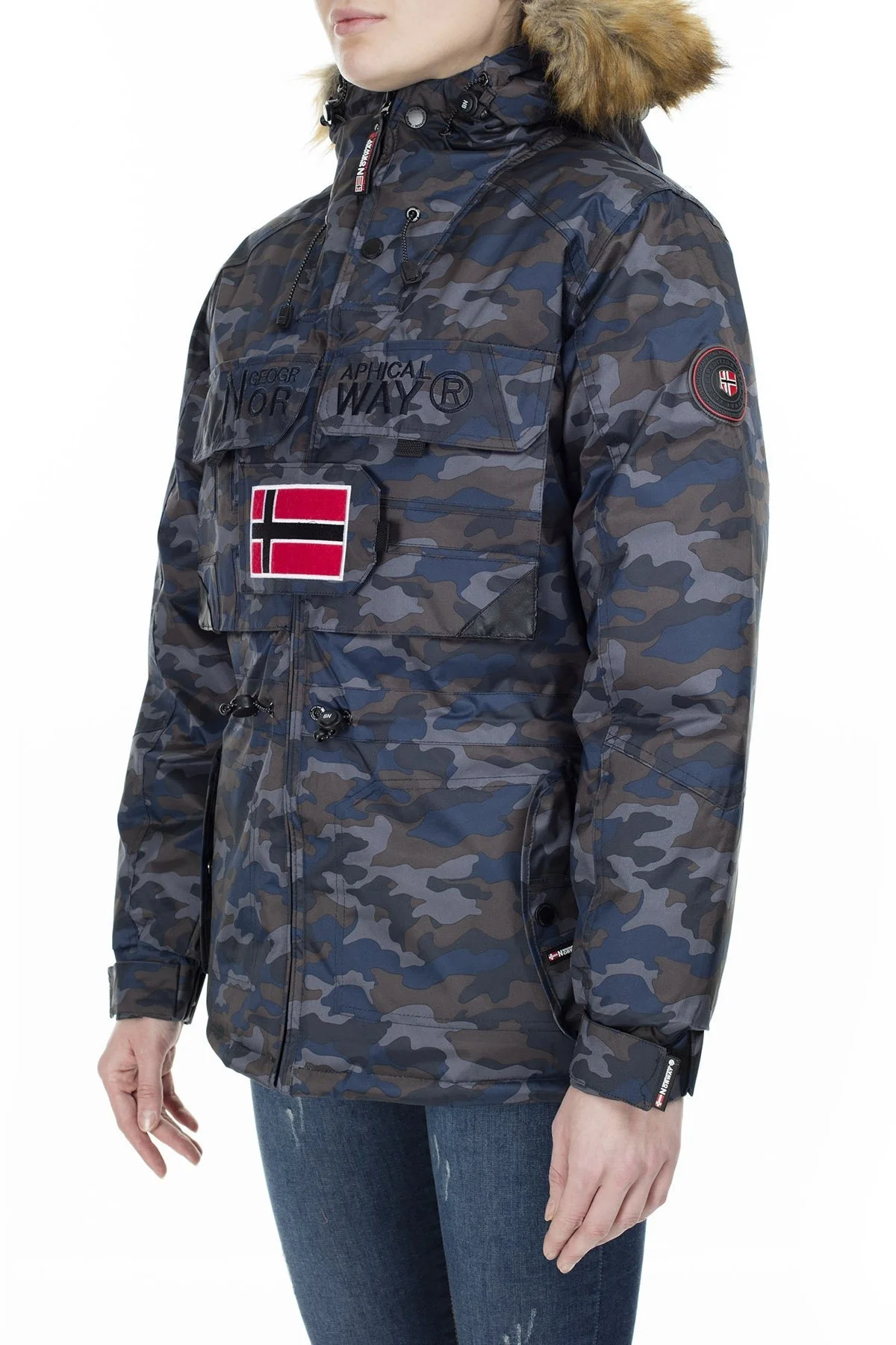 Norway Geographical Outdoor Bayan Parka BELLACIAO LACİVERT - 5