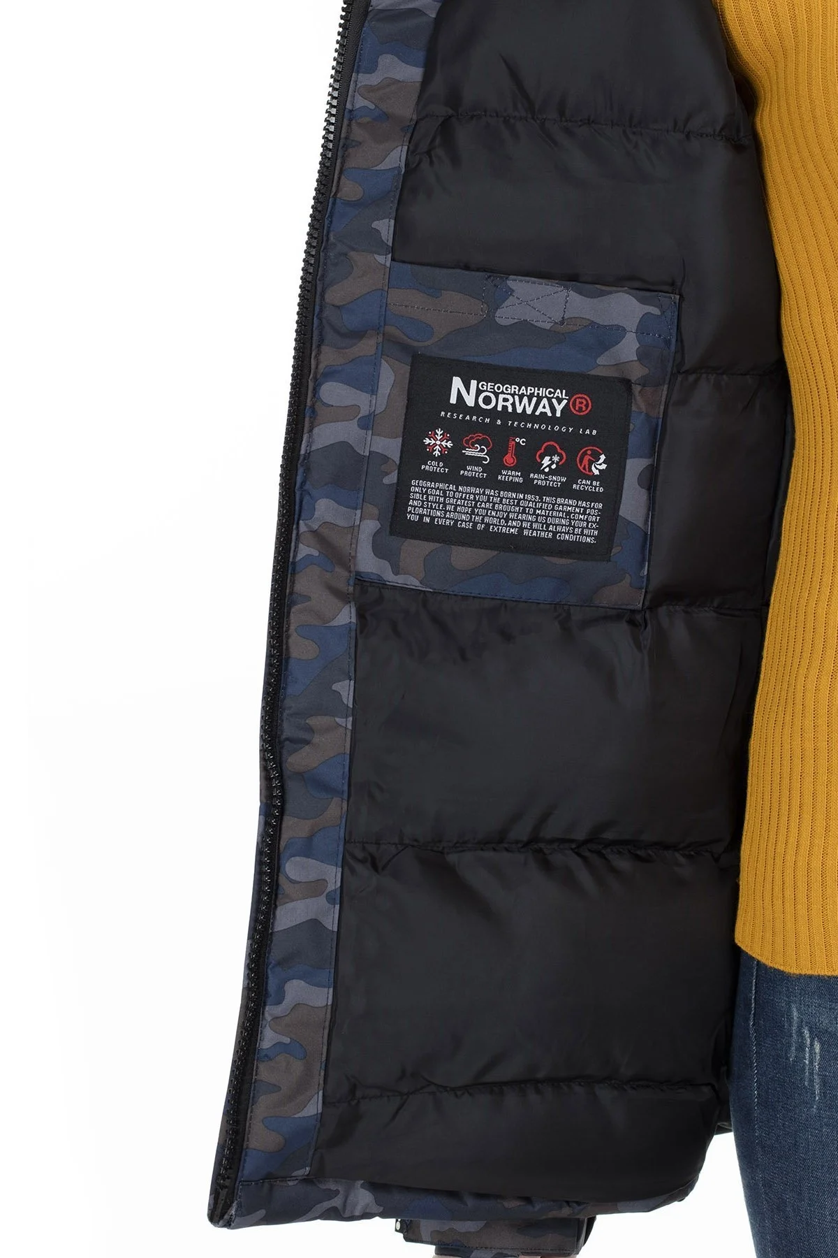 Norway Geographical Outdoor Bayan Parka BELLACIAO LACİVERT - 9