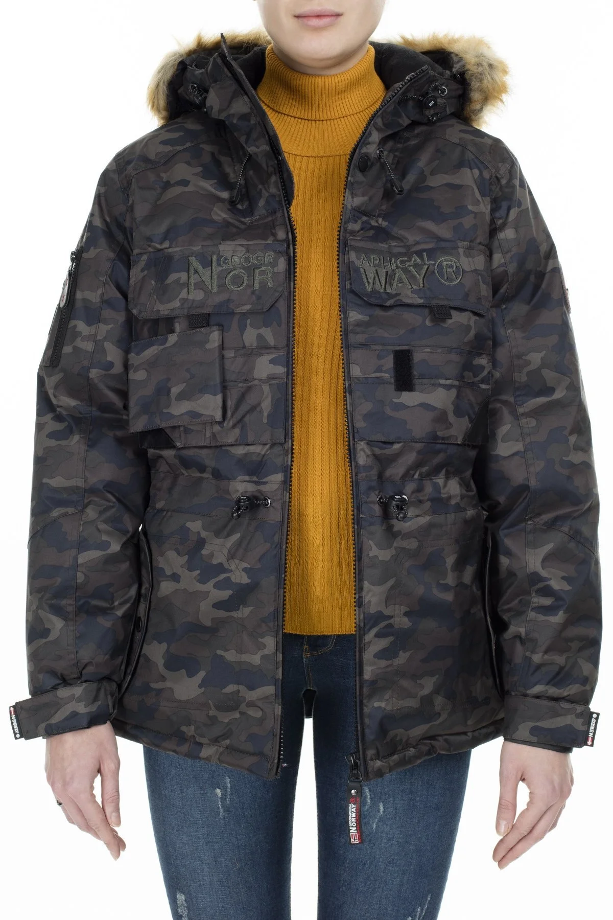 Norway Geographical Outdoor Bayan Parka BELLACIAO HAKİ - 4