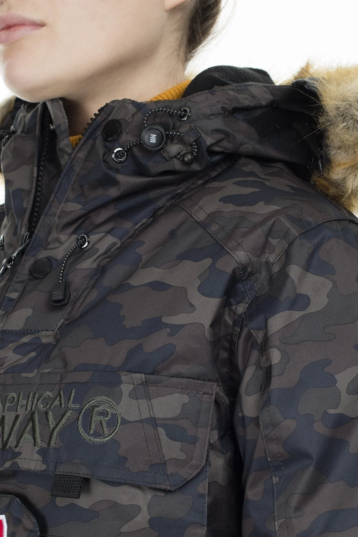 Norway Geographical Outdoor Bayan Parka BELLACIAO HAKİ - 7