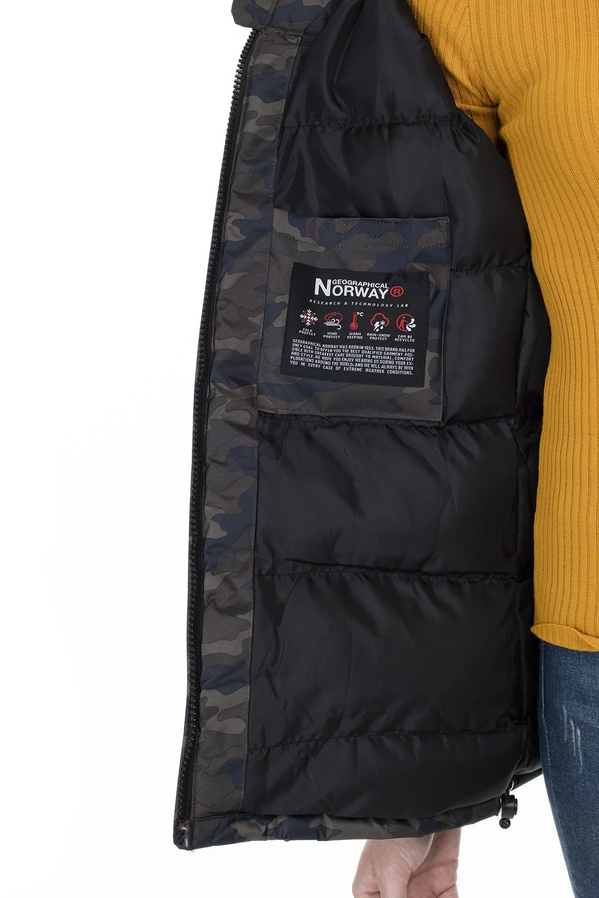 Norway Geographical Outdoor Bayan Parka BELLACIAO HAKİ - 9