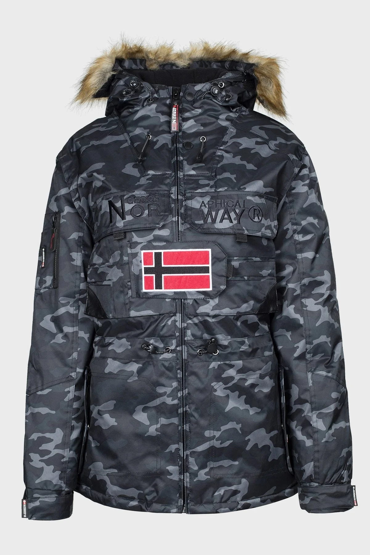 Norway Geographical Outdoor Bayan Parka BELLACIAO SİYAH - 1