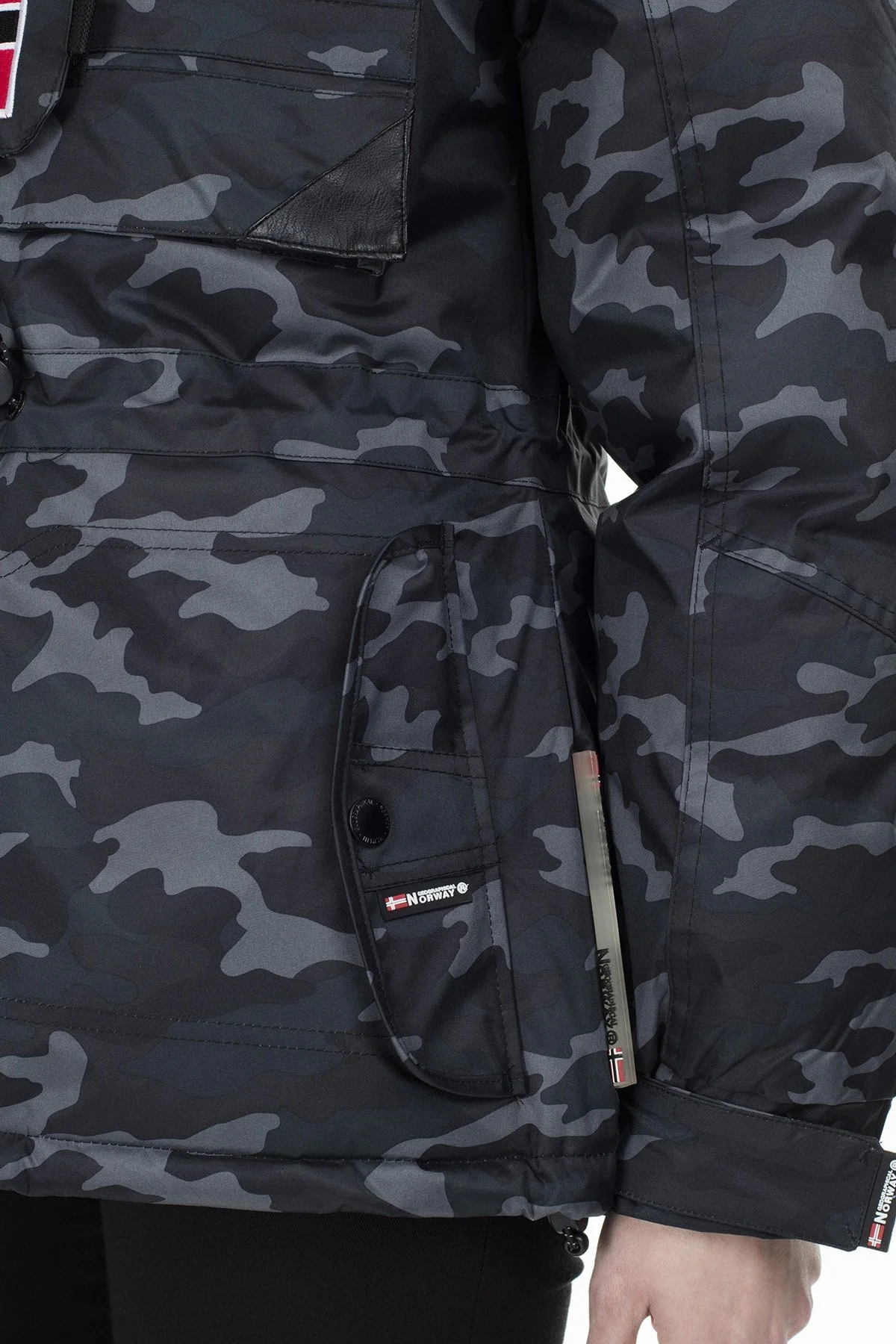 Norway Geographical Outdoor Bayan Parka BELLACIAO SİYAH - 8