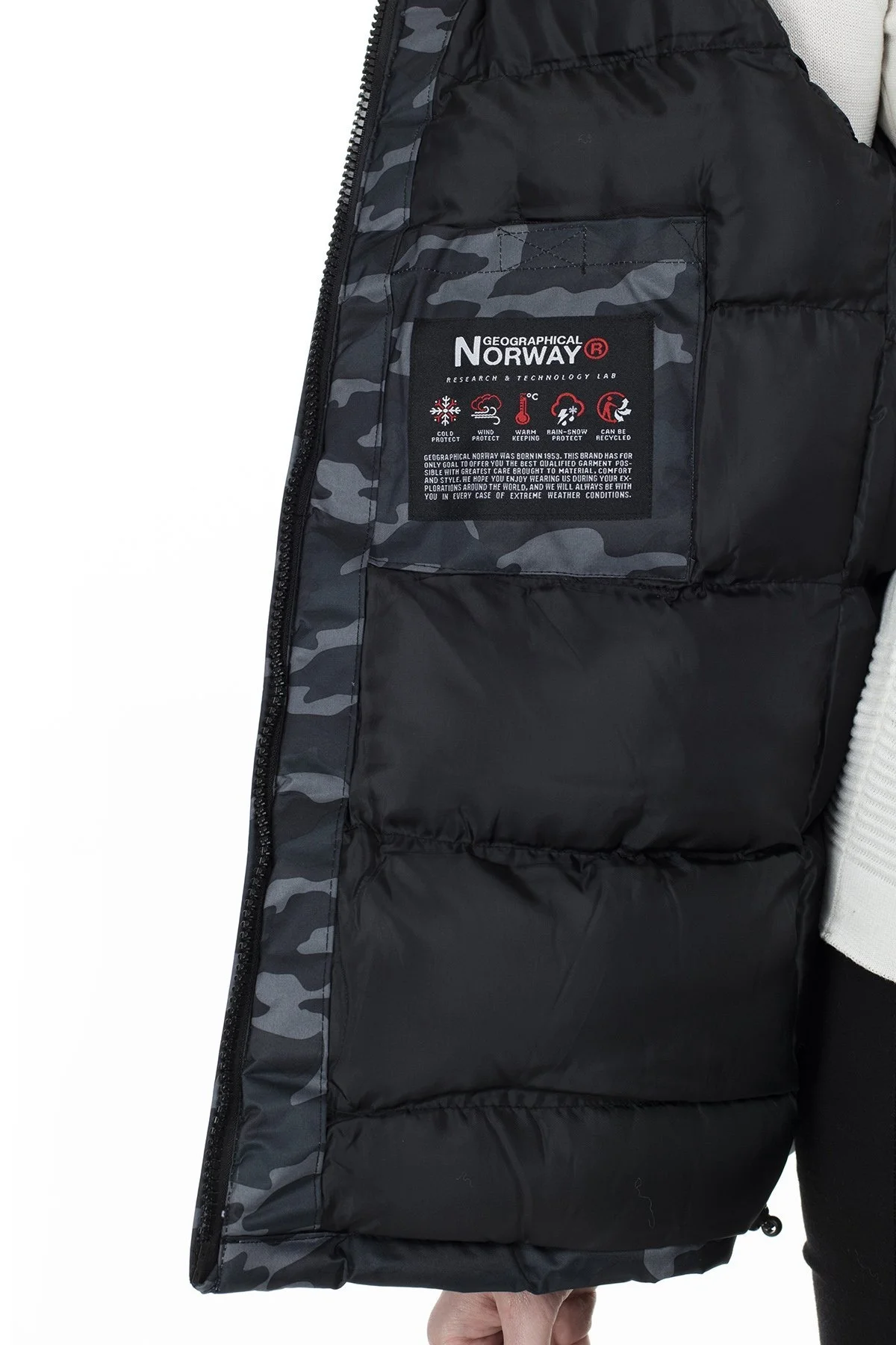 Norway Geographical Outdoor Bayan Parka BELLACIAO SİYAH - 9