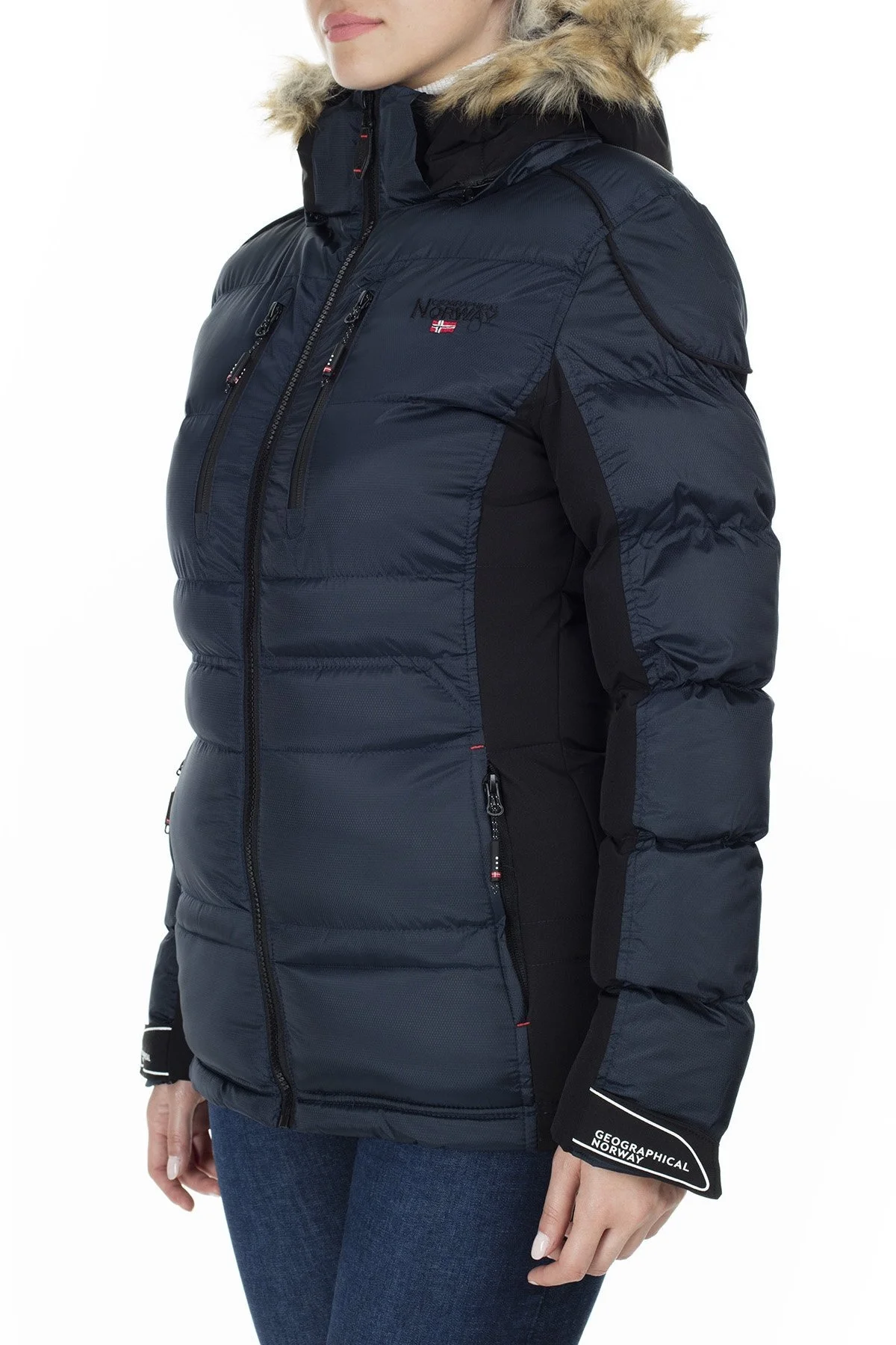 Norway Geographical Outdoor Bayan Parka BERSIL LACİVERT - 4