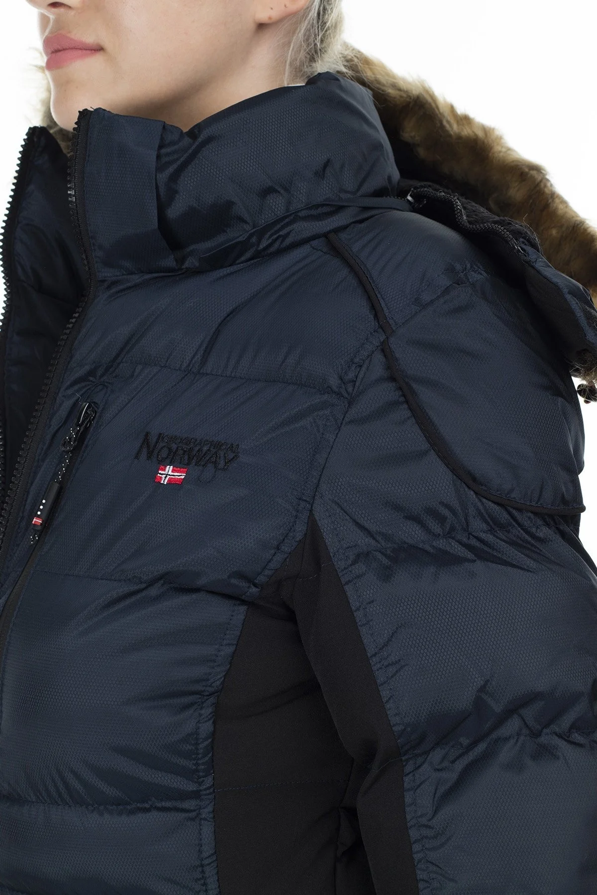 Norway Geographical Outdoor Bayan Parka BERSIL LACİVERT - 8