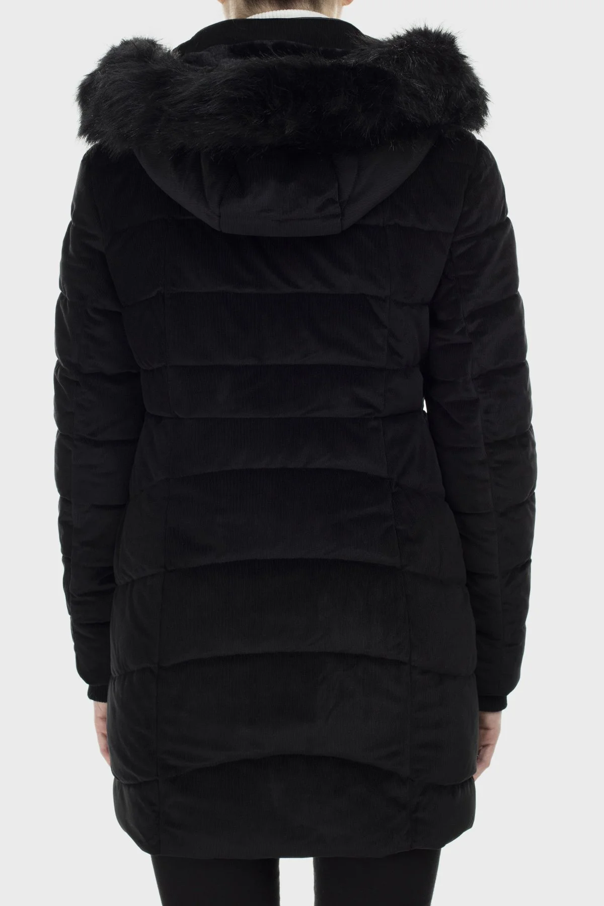 Norway Geographical Suya ve Soğuğa Dayanıklı Çıkarılabilir Kapüşonlu Outdoor Kadın Parka BILOVE SİYAH - 2