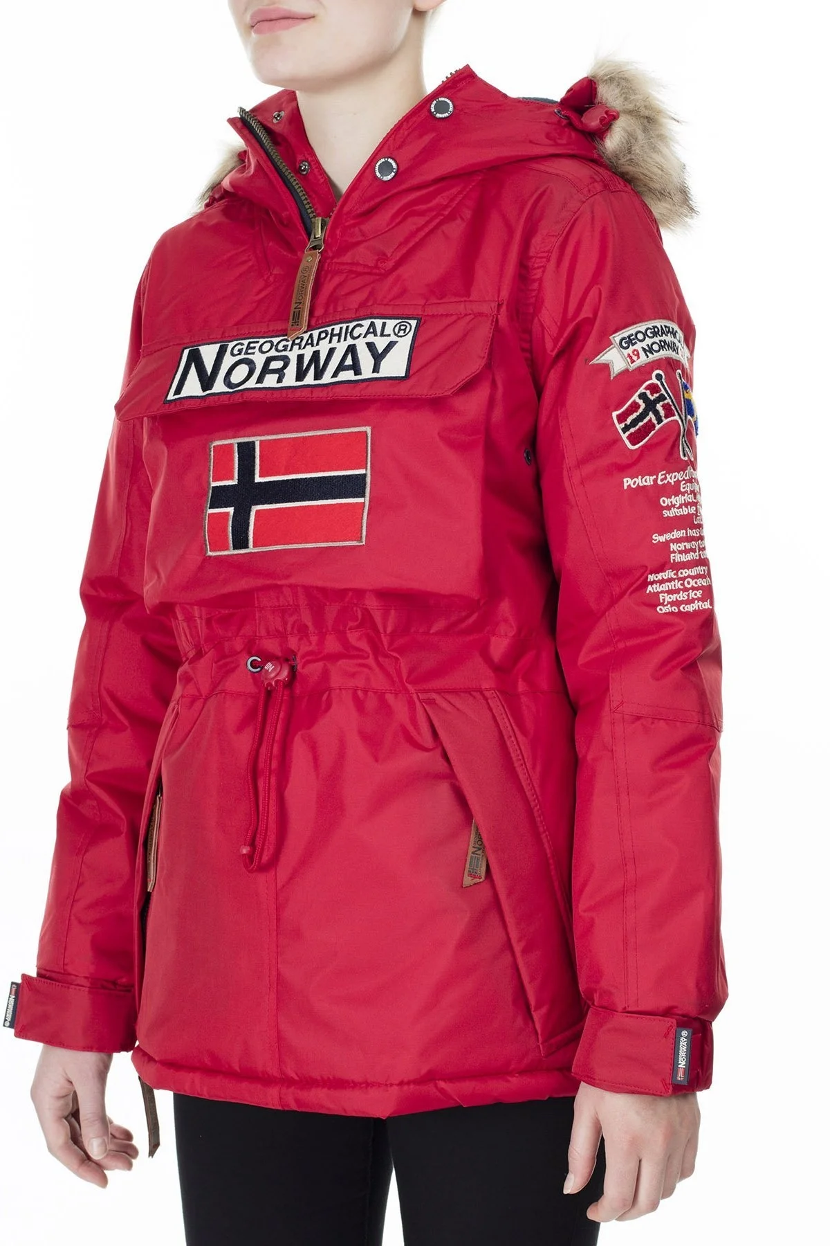 Norway Geographical Outdoor Bayan Parka BOOMERA KIRMIZI - 4