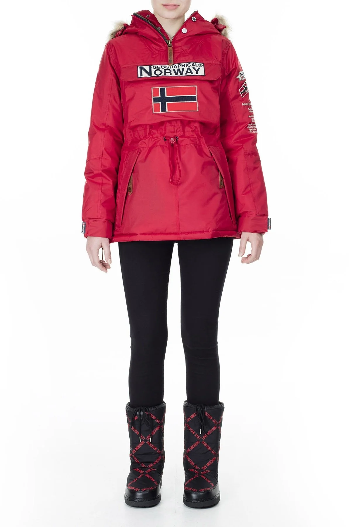 Norway Geographical Outdoor Bayan Parka BOOMERA KIRMIZI - 6