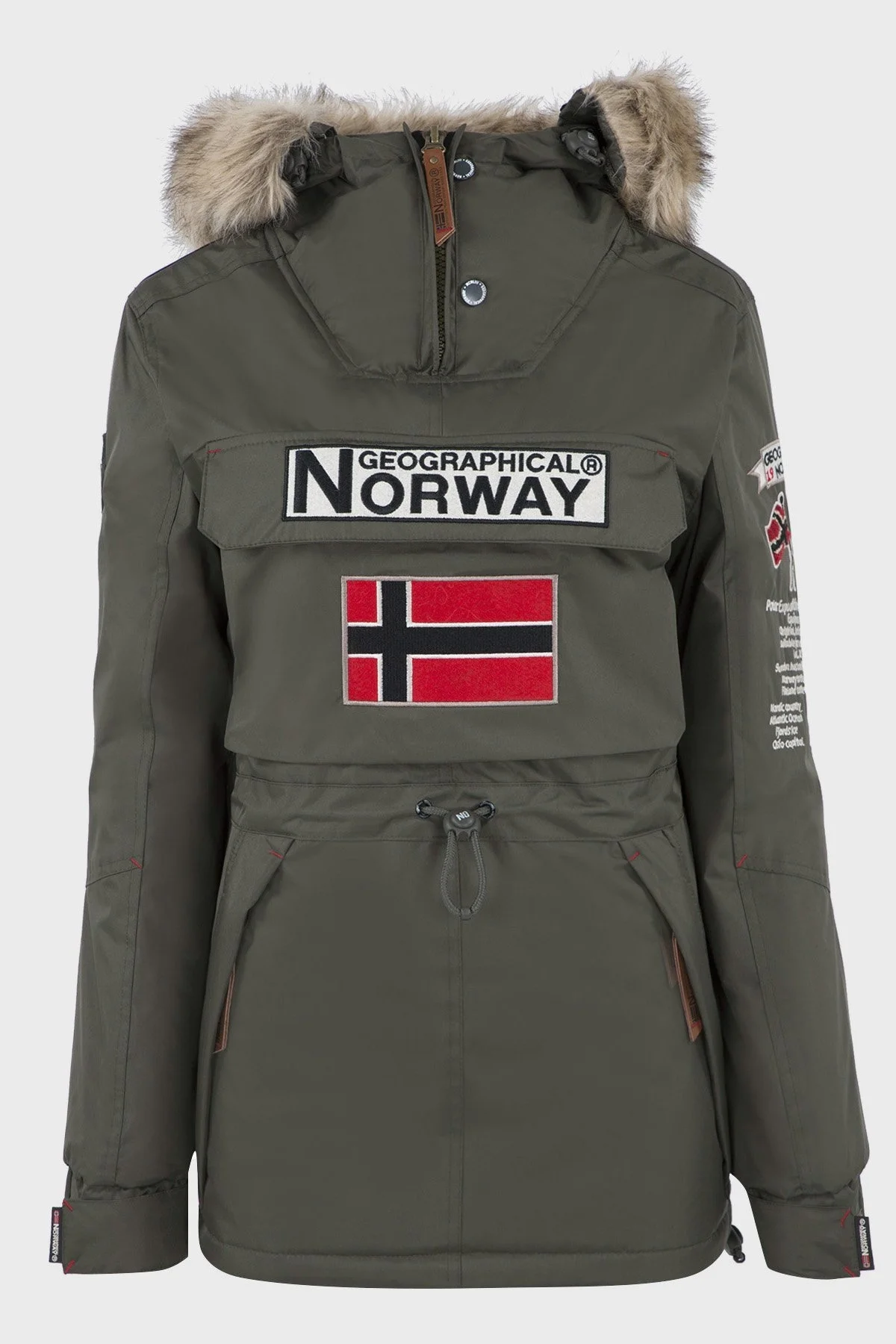 Norway Geographical Outdoor Bayan Parka BOOMERA HAKİ - 1