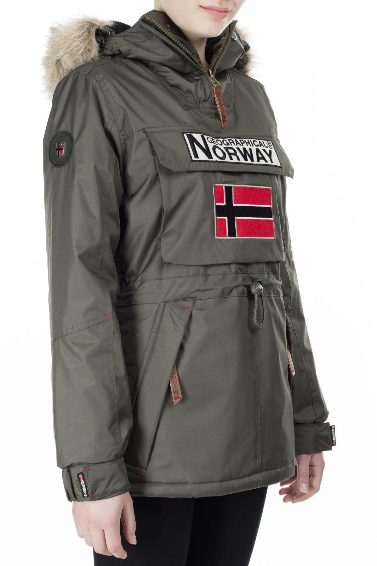 Norway Geographical Outdoor Bayan Parka BOOMERA HAKİ - 5