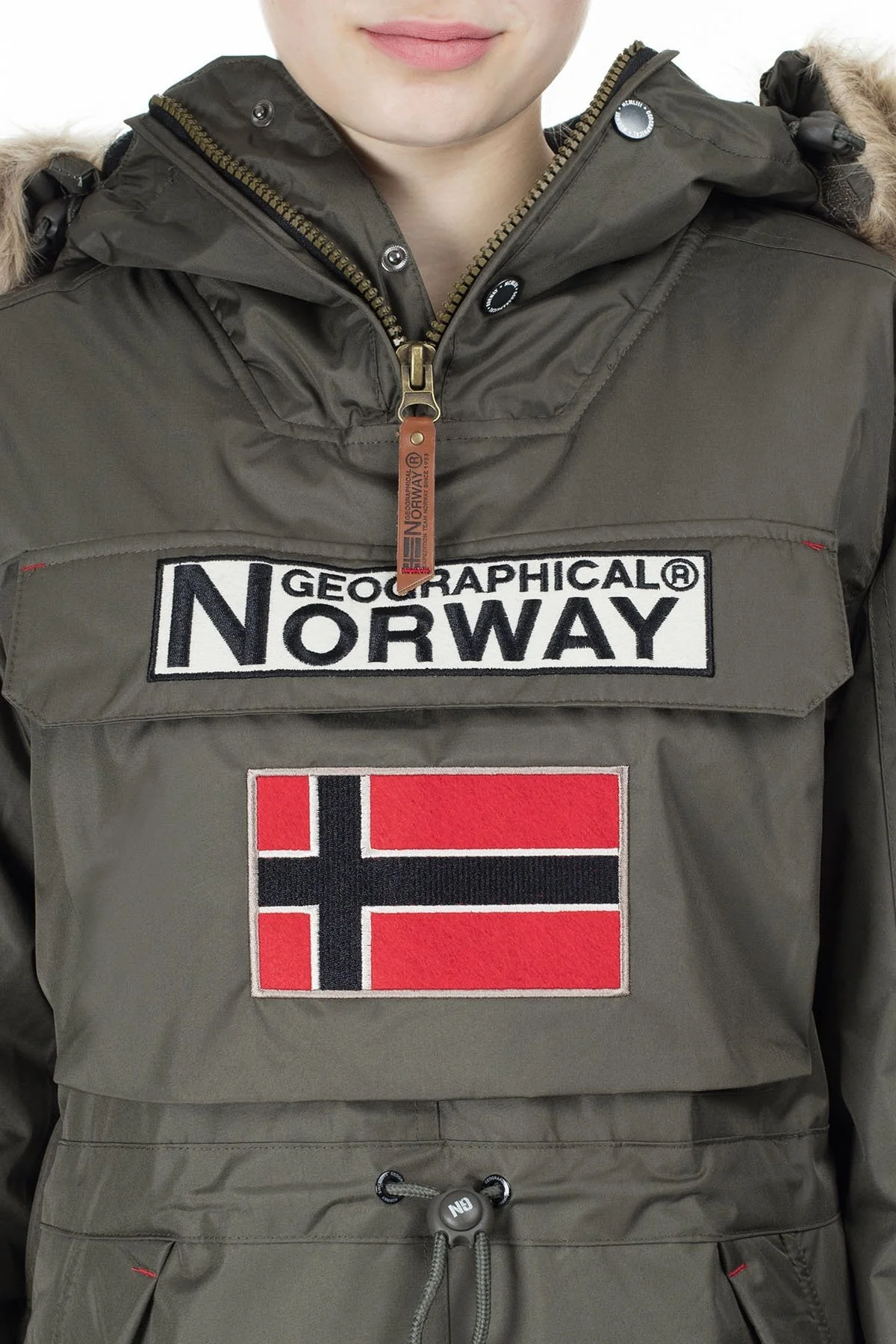 Norway Geographical Outdoor Bayan Parka BOOMERA HAKİ - 7