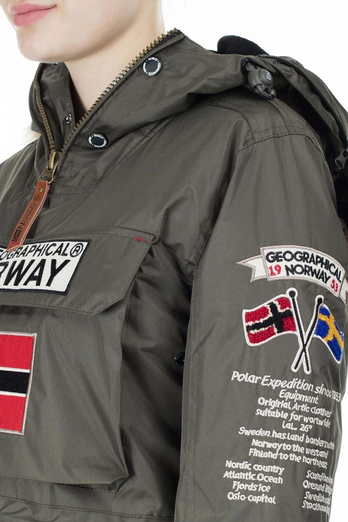 Norway Geographical Outdoor Bayan Parka BOOMERA HAKİ - 8