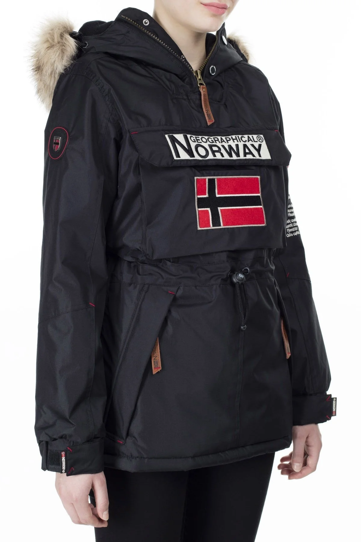 Norway Geographical Outdoor Bayan Parka BOOMERA SİYAH - 5