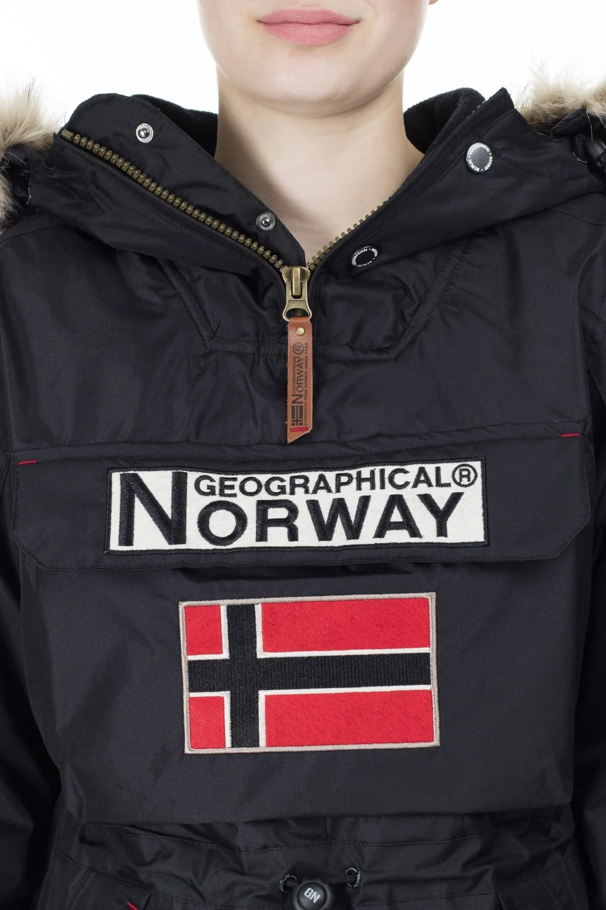 Norway Geographical Outdoor Bayan Parka BOOMERA SİYAH - 7