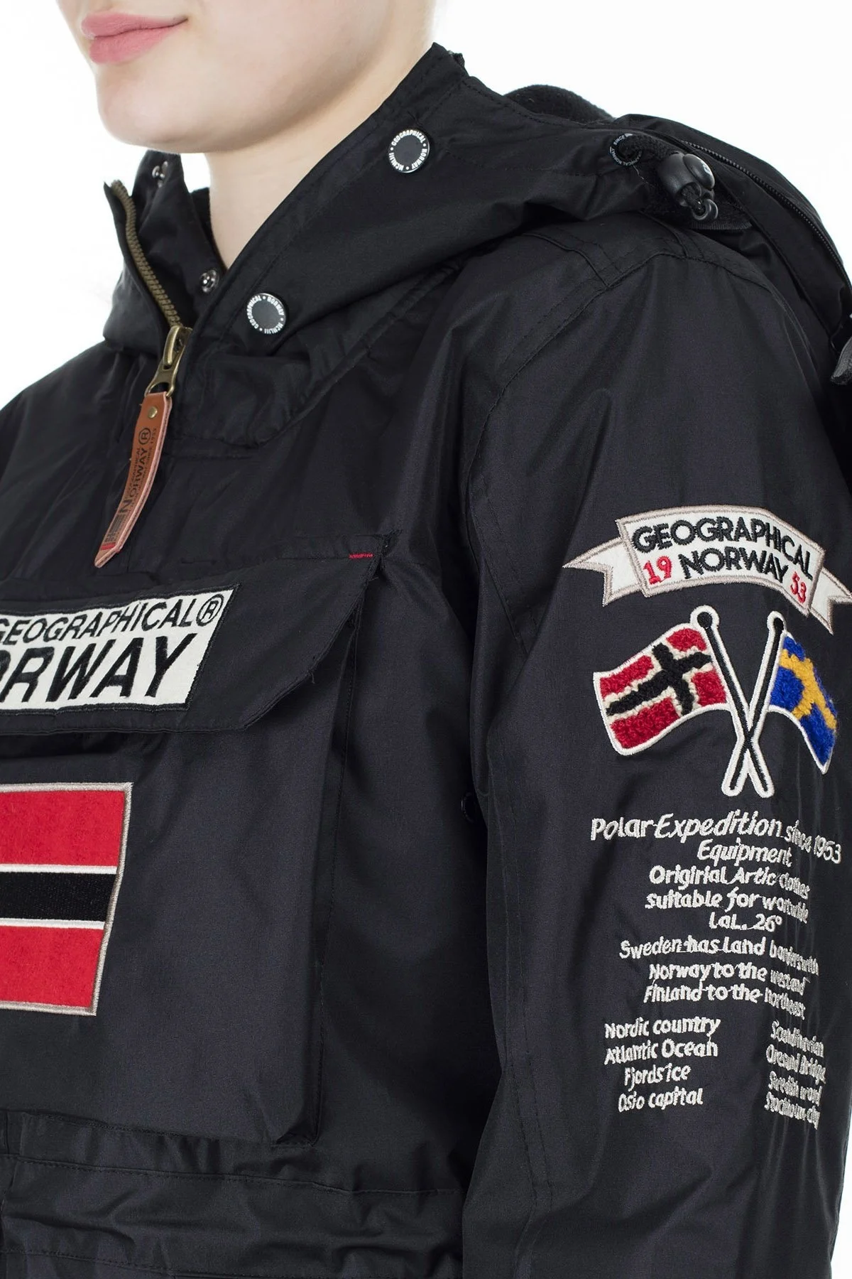 Norway Geographical Outdoor Bayan Parka BOOMERA SİYAH - 8