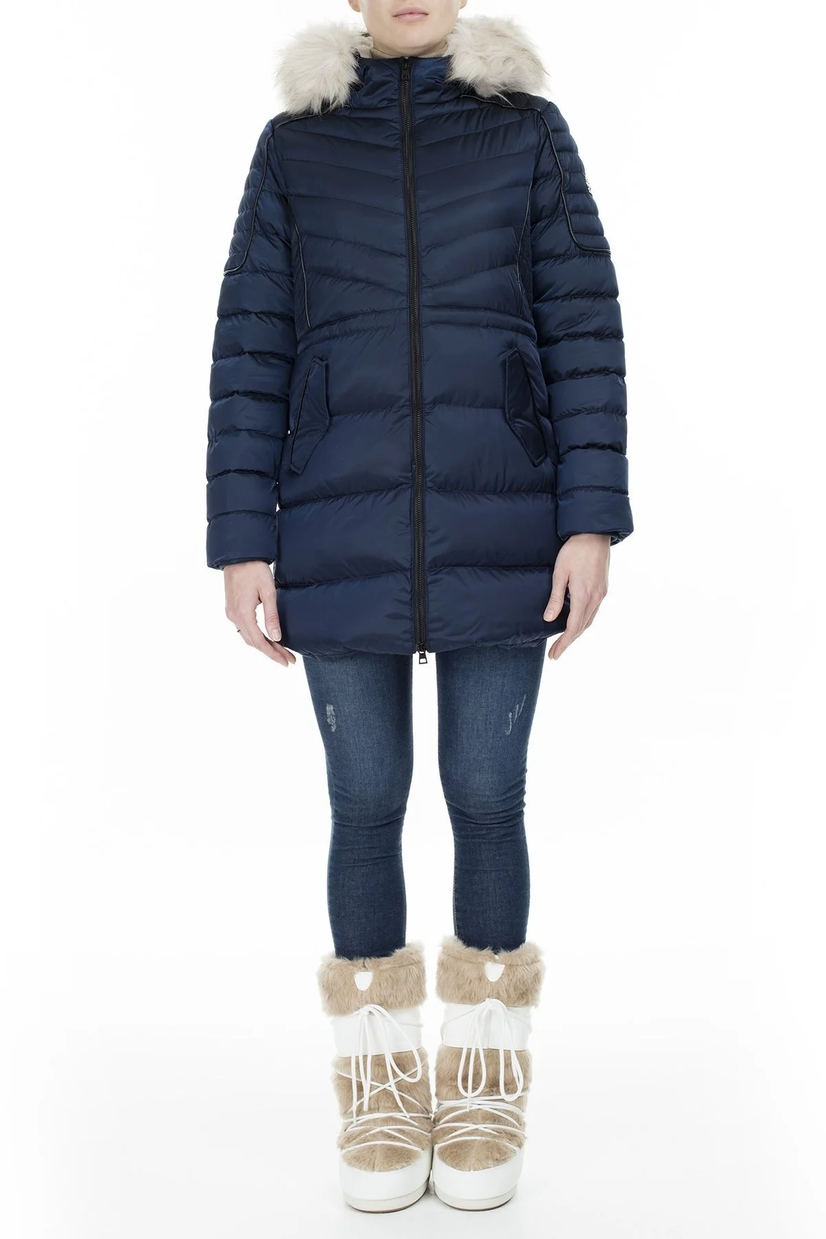 Norway Geographical Outdoor Bayan Parka DESTINEE LACİVERT - 6