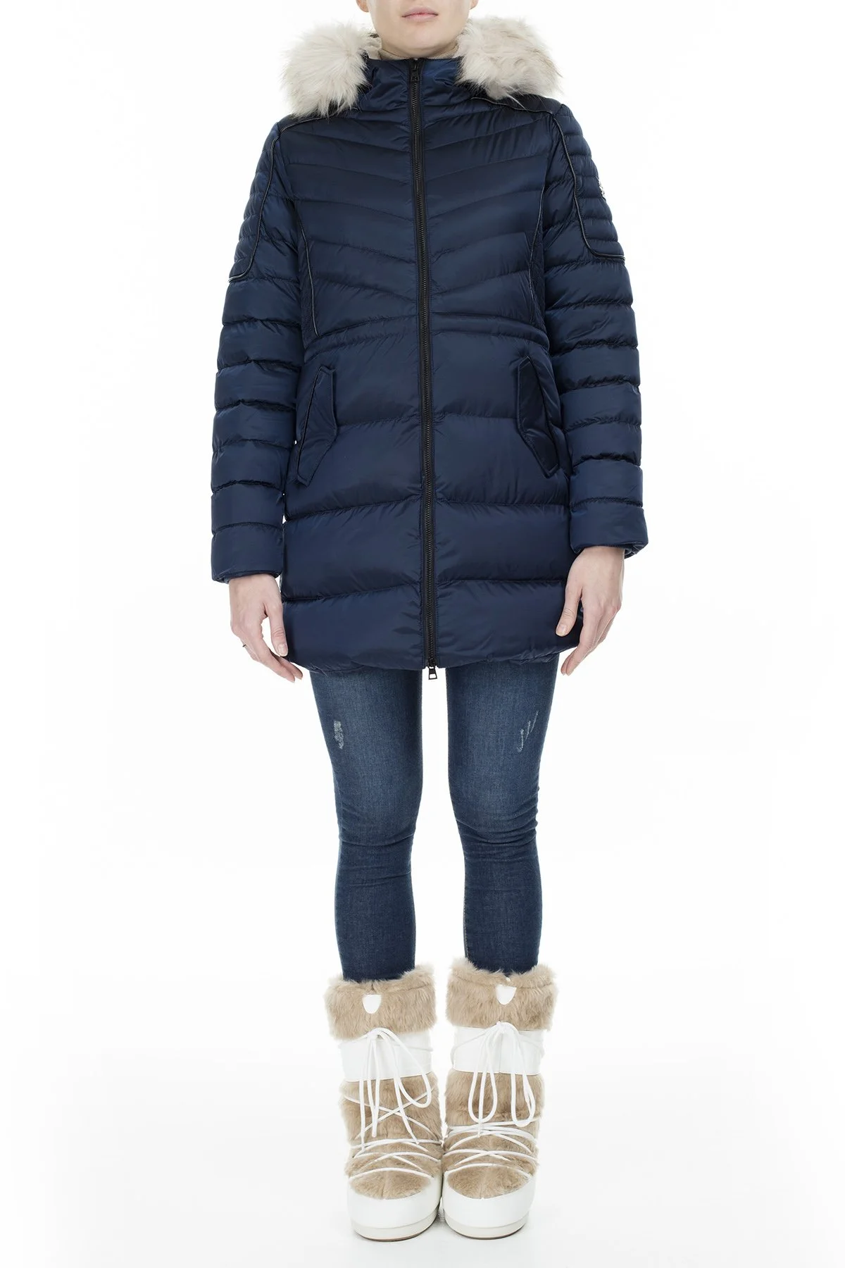 Norway Geographical Outdoor Kadın Parka DESTINEE LACİVERT - 6