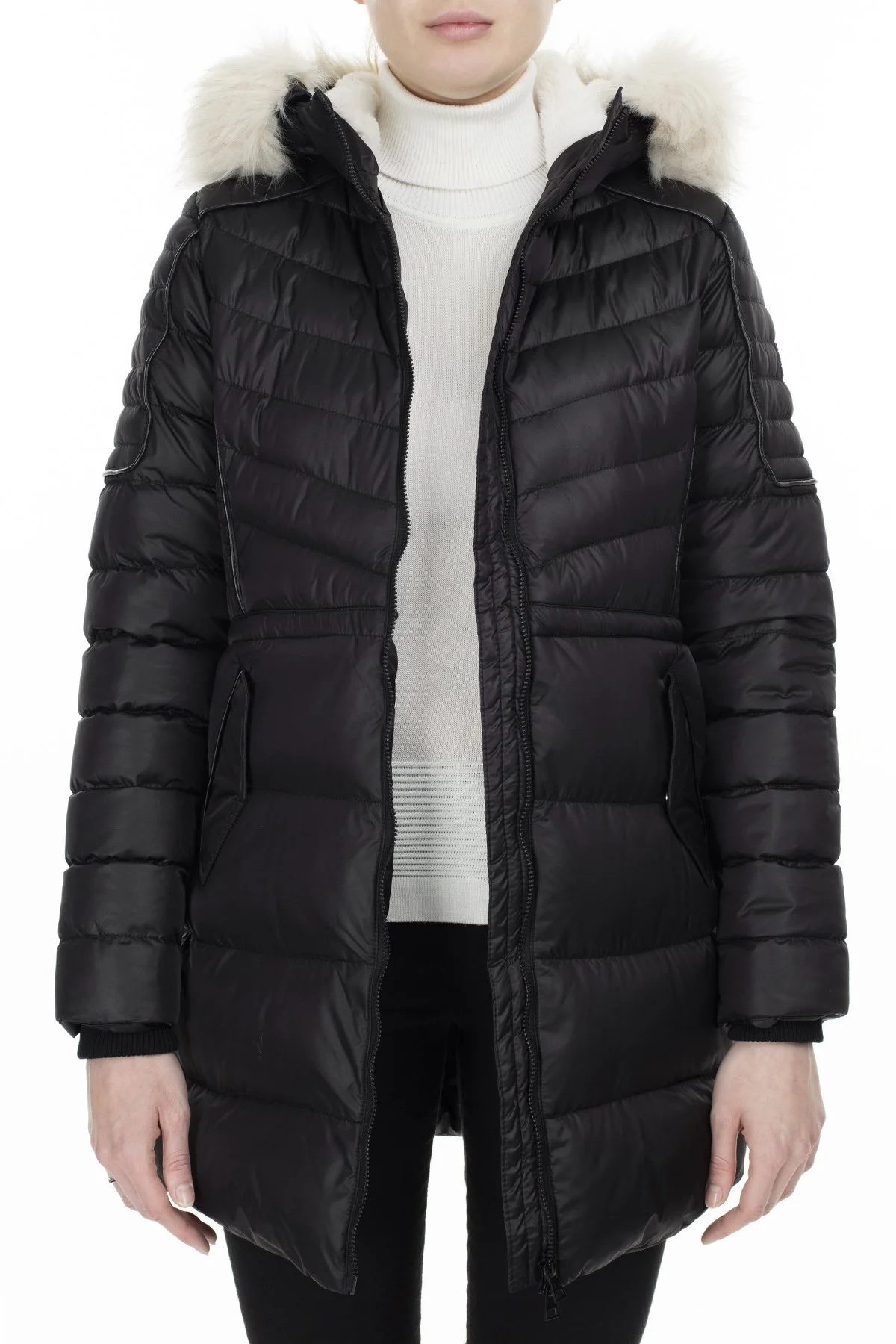 Norway Geographical Outdoor Kadın Parka DESTINEE SİYAH - 4