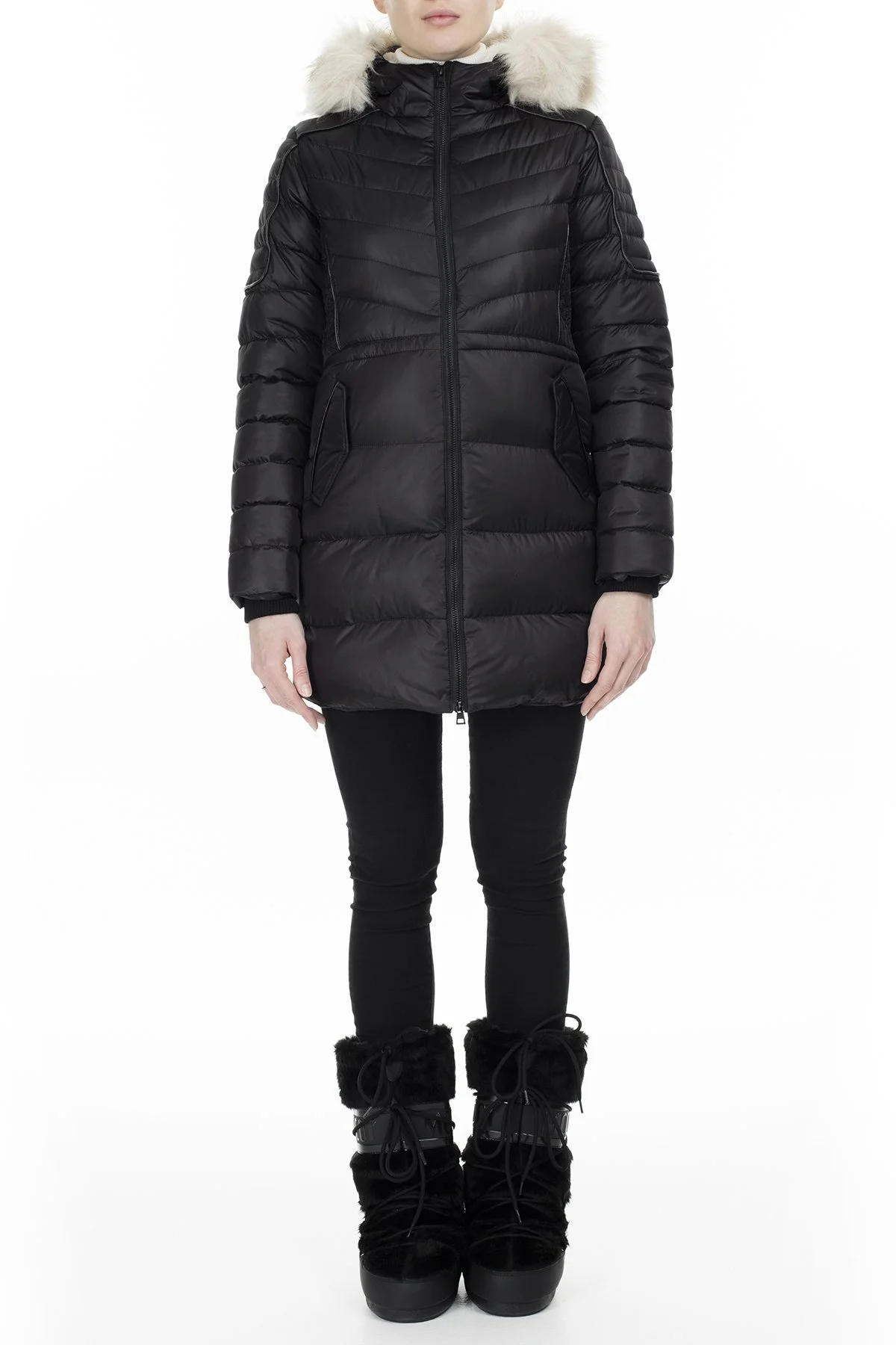 Norway Geographical Outdoor Kadın Parka DESTINEE SİYAH - 6