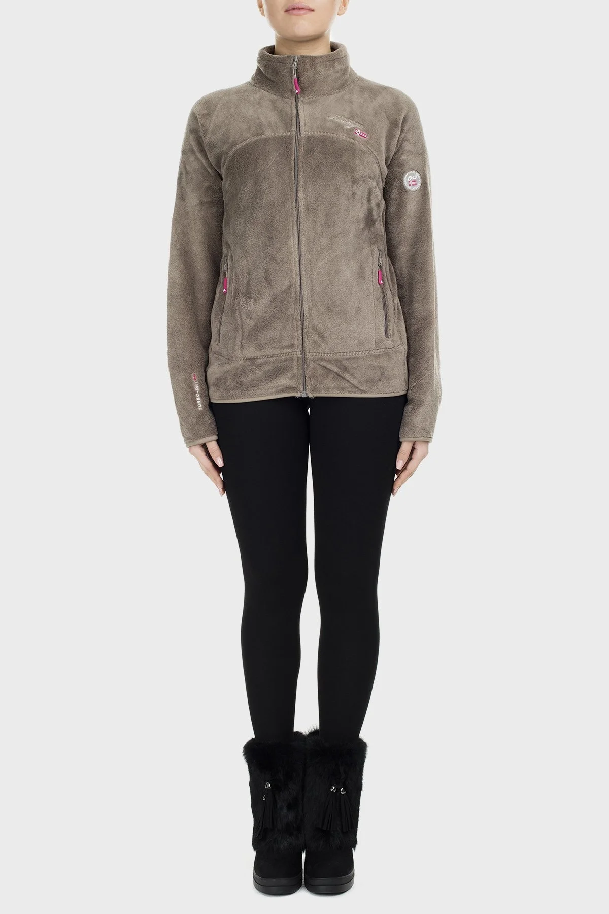 Norway Geographical Yumuşak Dokulu Soğuğa Dayanıklı Outdoor Bayan Polar UPALINEB VİZON - 4