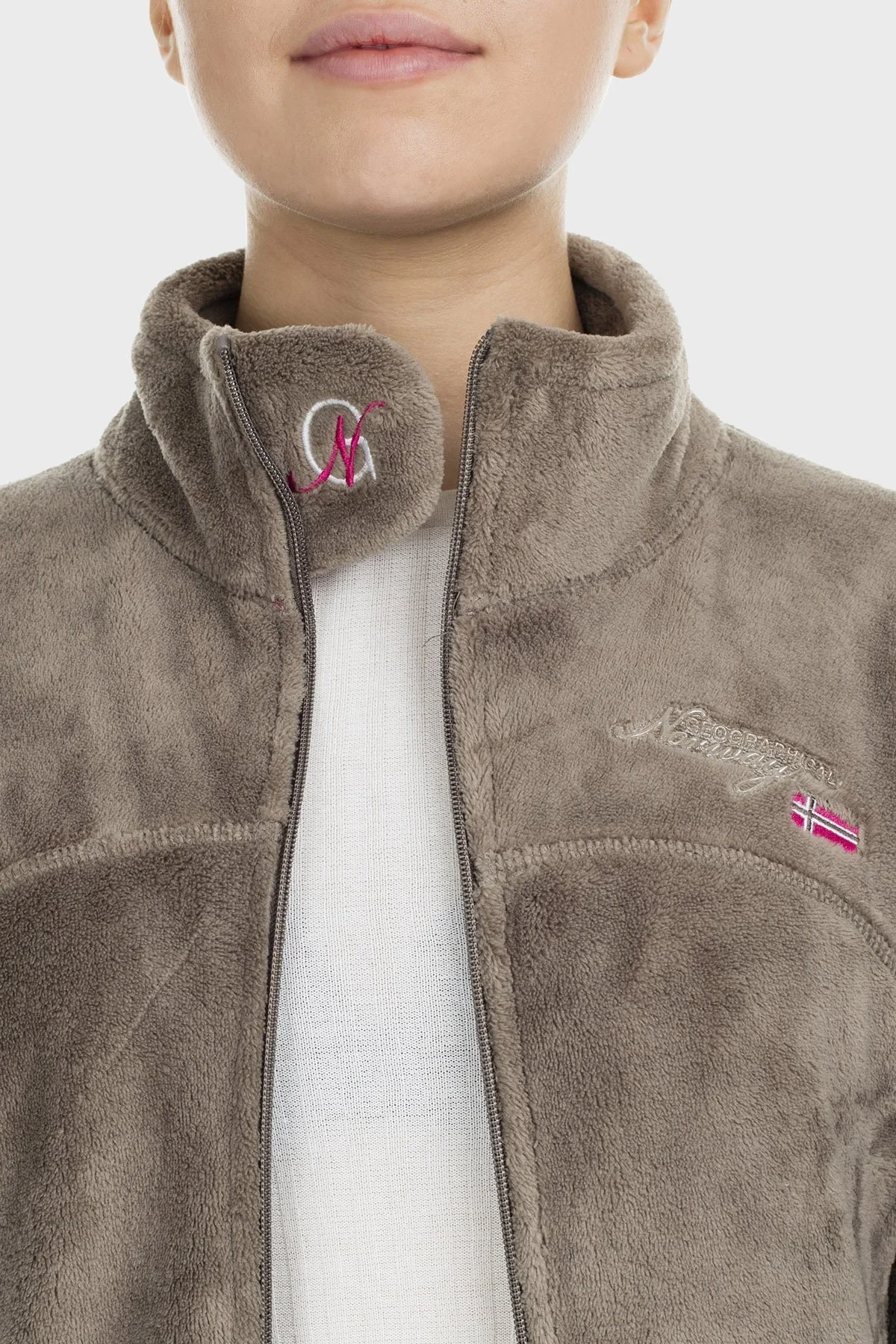 Norway Geographical Yumuşak Dokulu Soğuğa Dayanıklı Outdoor Bayan Polar UPALINEB VİZON - 6