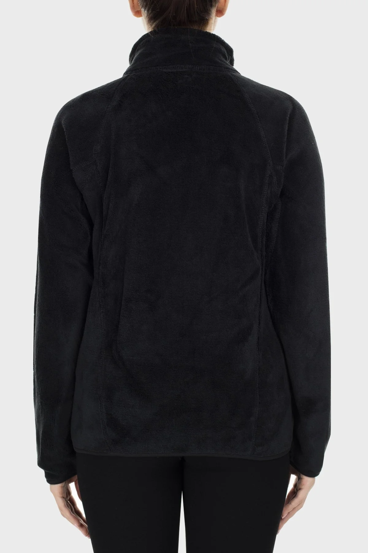 Norway Geographical Yumuşak Dokulu Soğuğa Dayanıklı Outdoor Bayan Polar UPALINEB SİYAH - 14