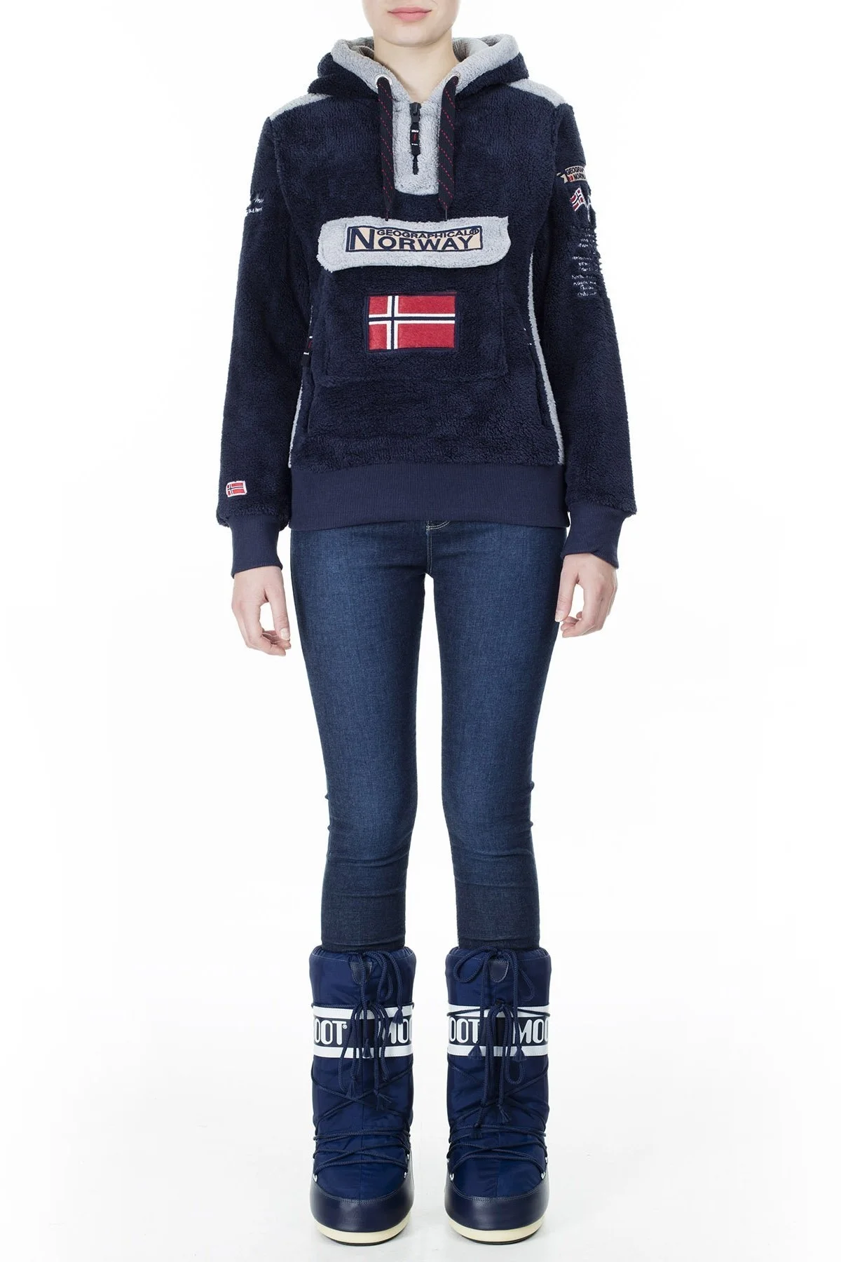 Norway Geographical Outdoor Bayan Sweat GYMCLASS LACİVERT - 5