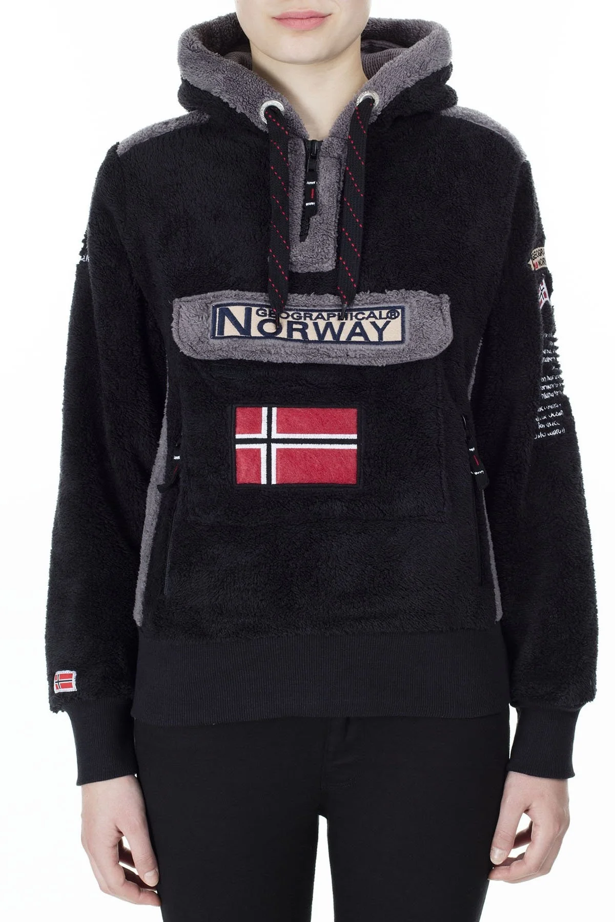 Norway Geographical Outdoor Bayan Sweat GYMCLASS SİYAH - 2