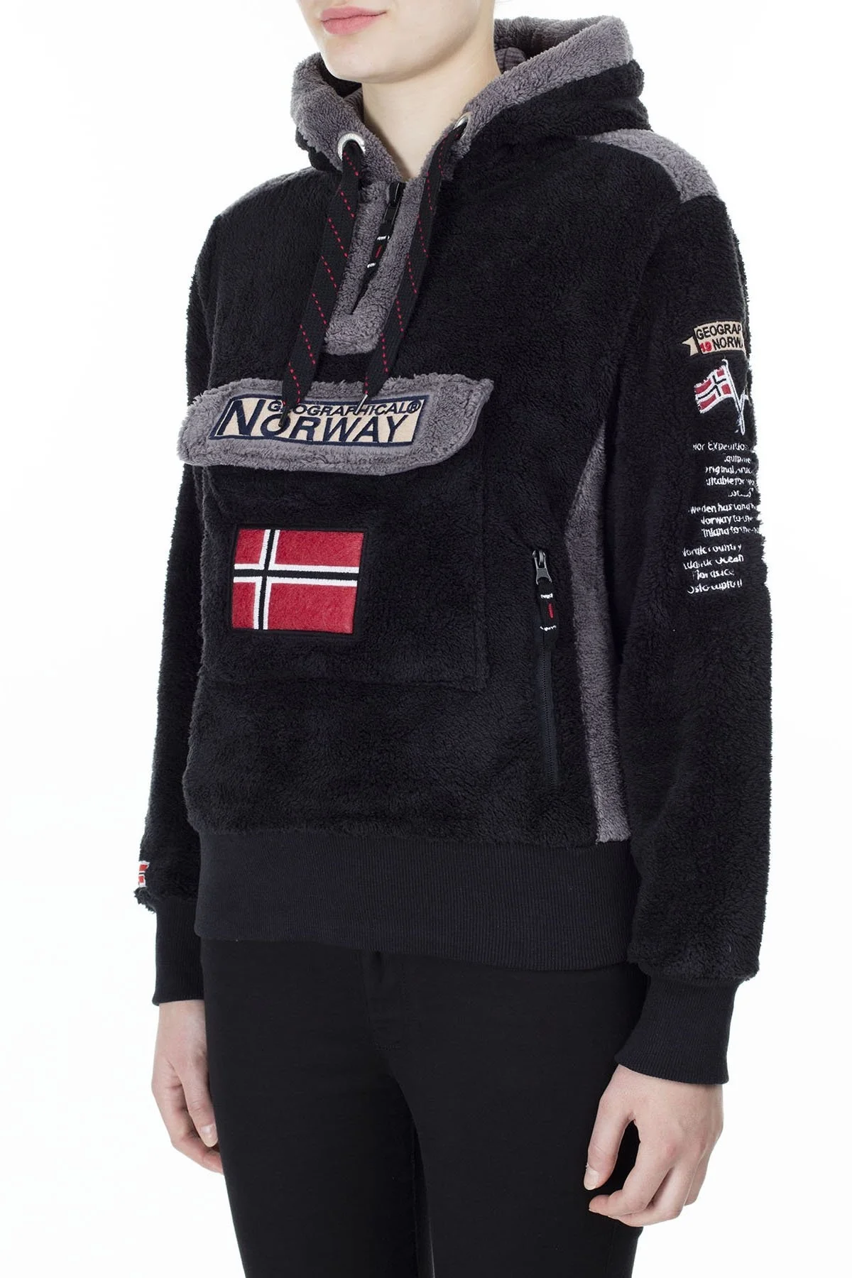 Norway Geographical Outdoor Bayan Sweat GYMCLASS SİYAH - 4
