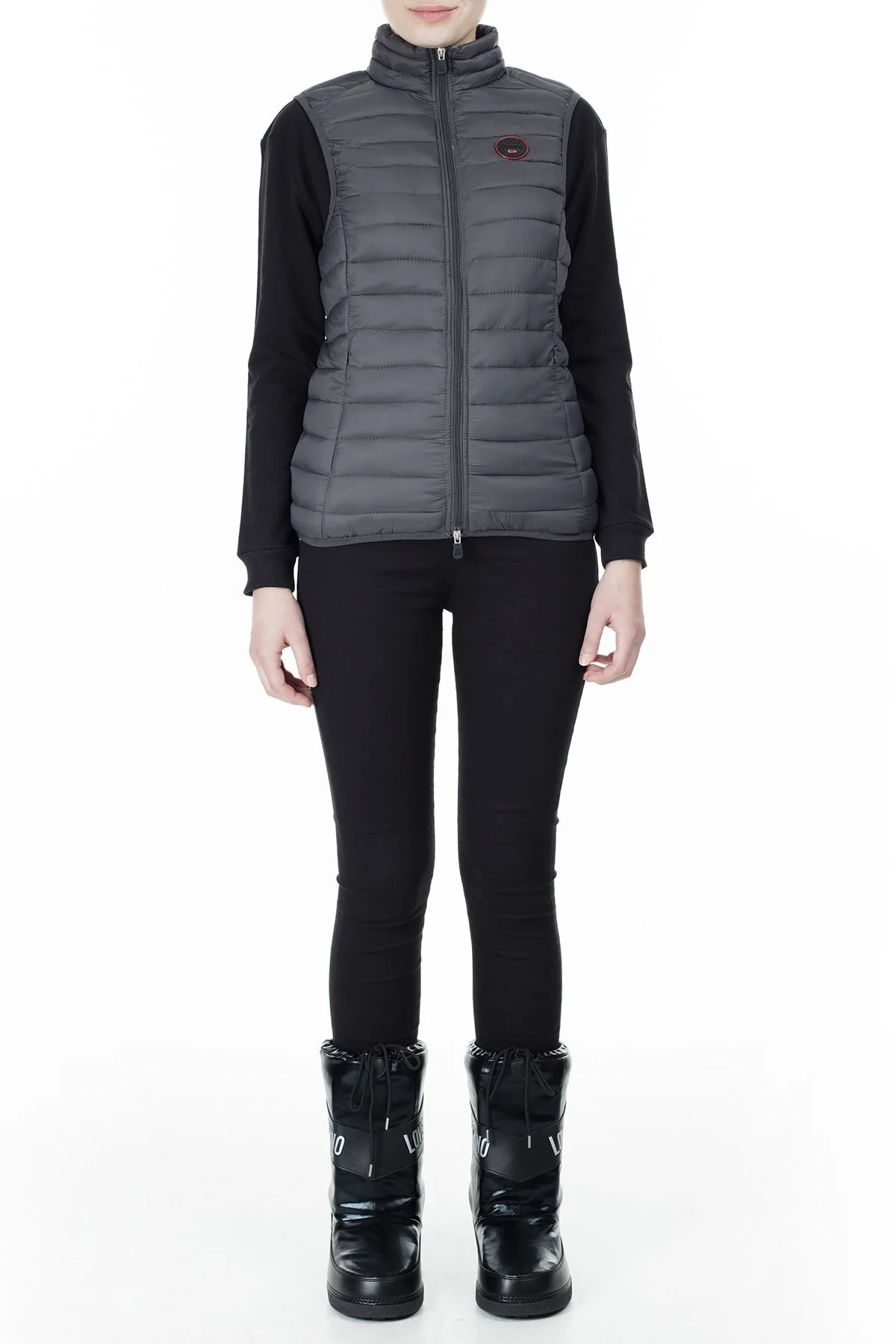 Norway Geographical Outdoor Bayan Yelek VAFNE GRİ - 7