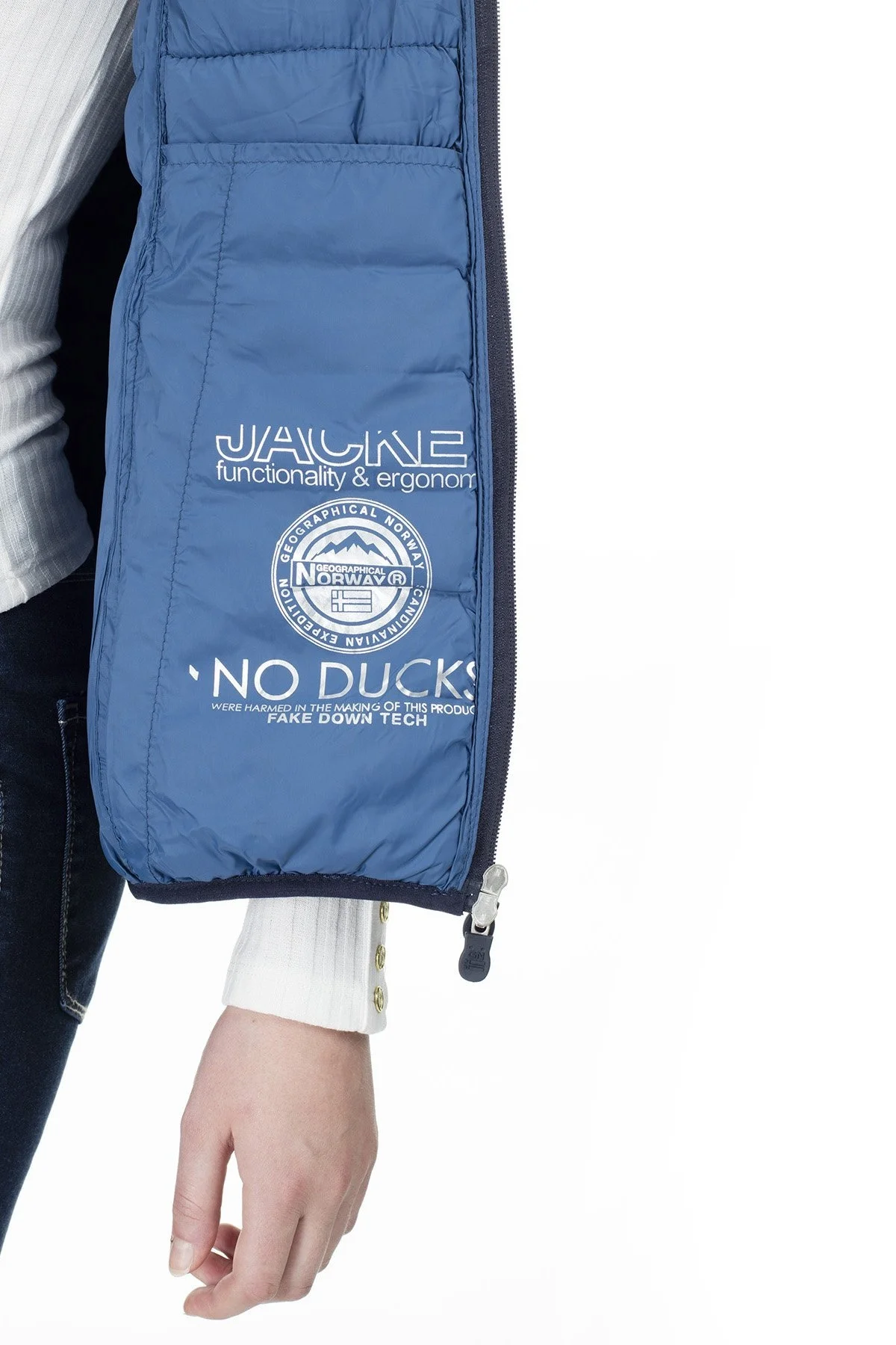 Norway Geographical Outdoor Bayan Yelek VAFNE LACİVERT - 9