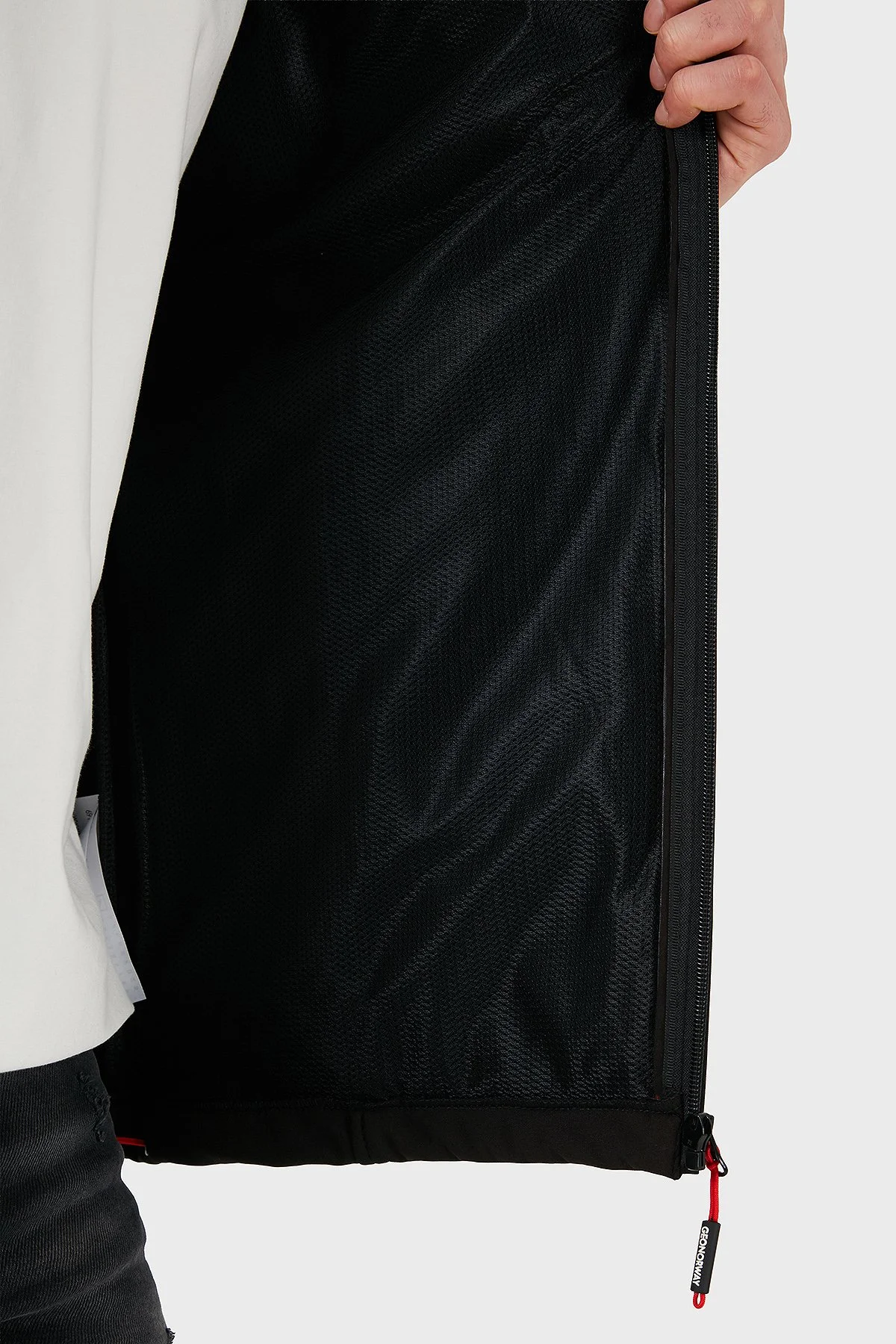 Norway Geographical Regular Fit Logolu Dik Yaka Kapüşonlu Erkek Mont TAKITO SİYAH - 7