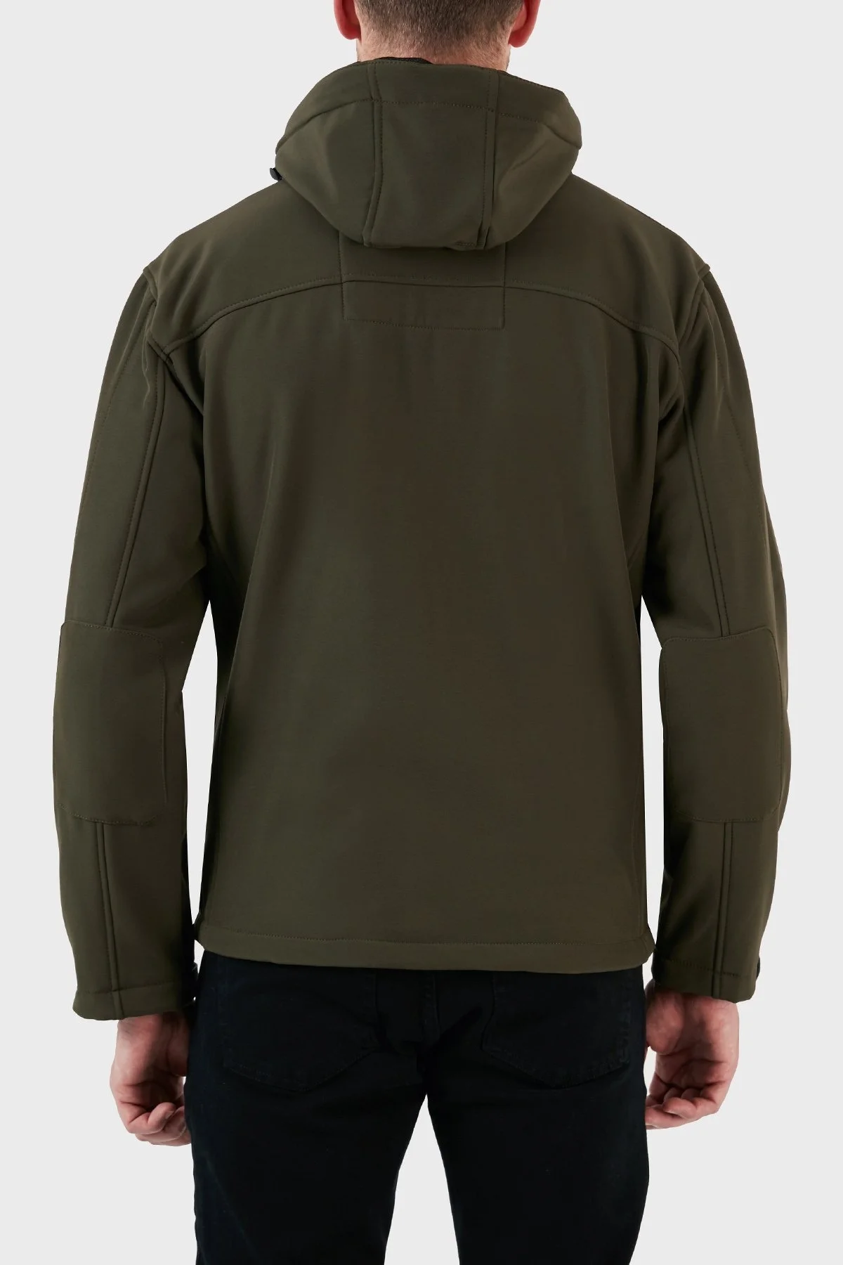 Norway Geographical Rüzgara Dayanıklı Softshell Kapüşonlu Outdoor Erkek Mont TUNAR HAKİ - 9