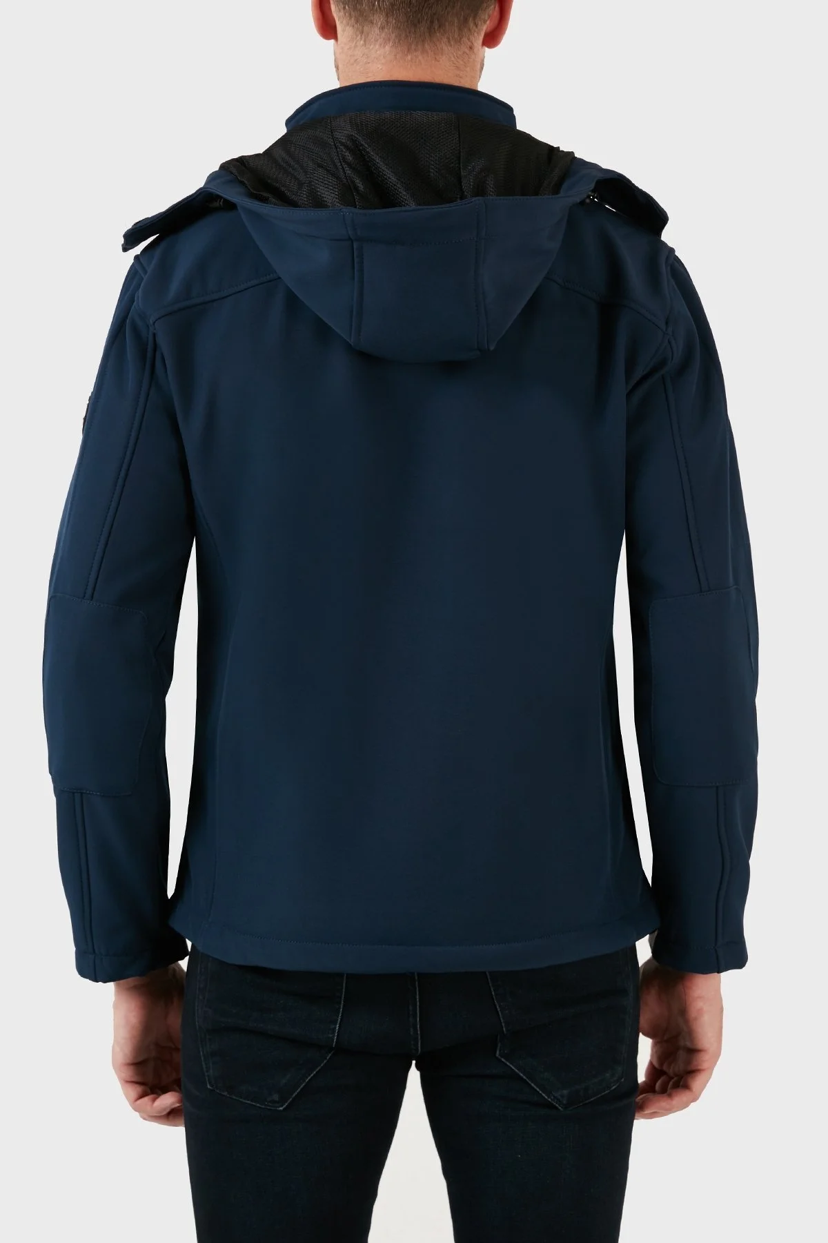 Norway Geographical Rüzgara Dayanıklı Softshell Kapüşonlu Outdoor Erkek Mont TUNAR LACİVERT - 9