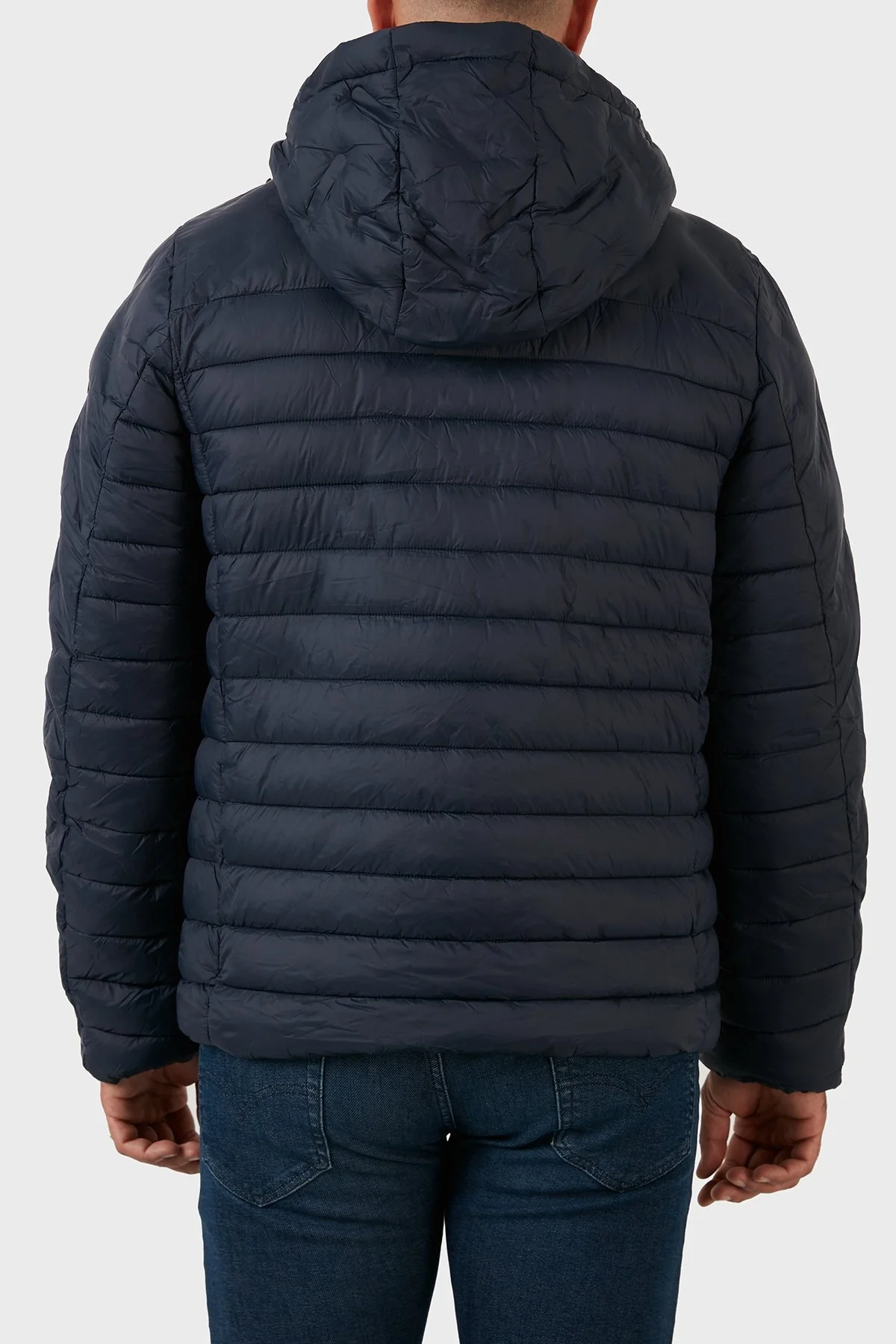 Norway Geographical Rüzgara ve Suya Dayanıklı Çıkarılabilir Kapüşonlu Erkek Mont BURATOR LACİVERT - 7