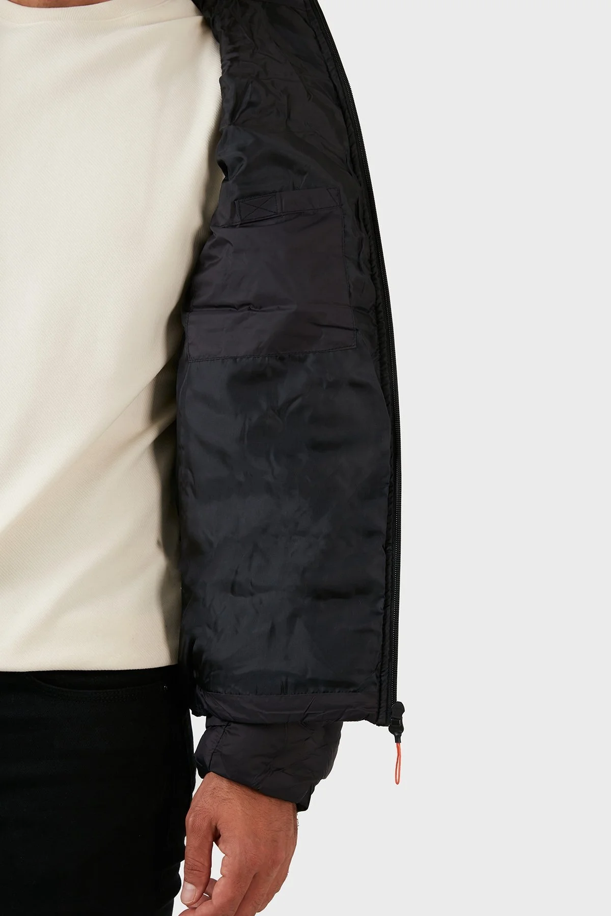 Norway Geographical Rüzgara ve Suya Dayanıklı Çıkarılabilir Kapüşonlu Erkek Mont BURATOR SİYAH - 5